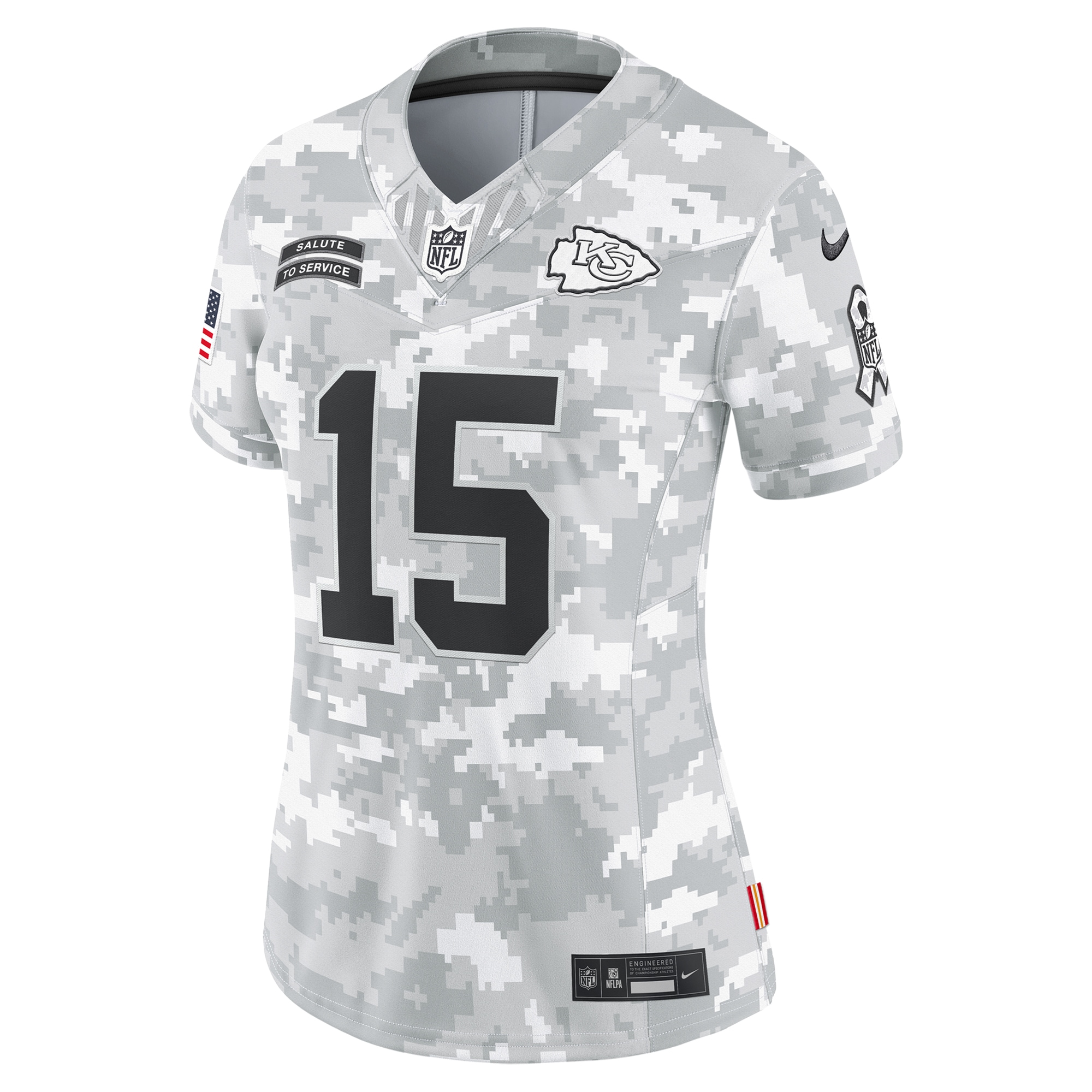 Alternative view of Patrick Mahomes Kansas City Chiefs Salute To Service Limited Jersey - Women's