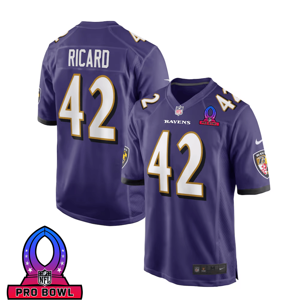 Patrick Ricard #42 Baltimore Ravens Game Jersey - Men's | Purple