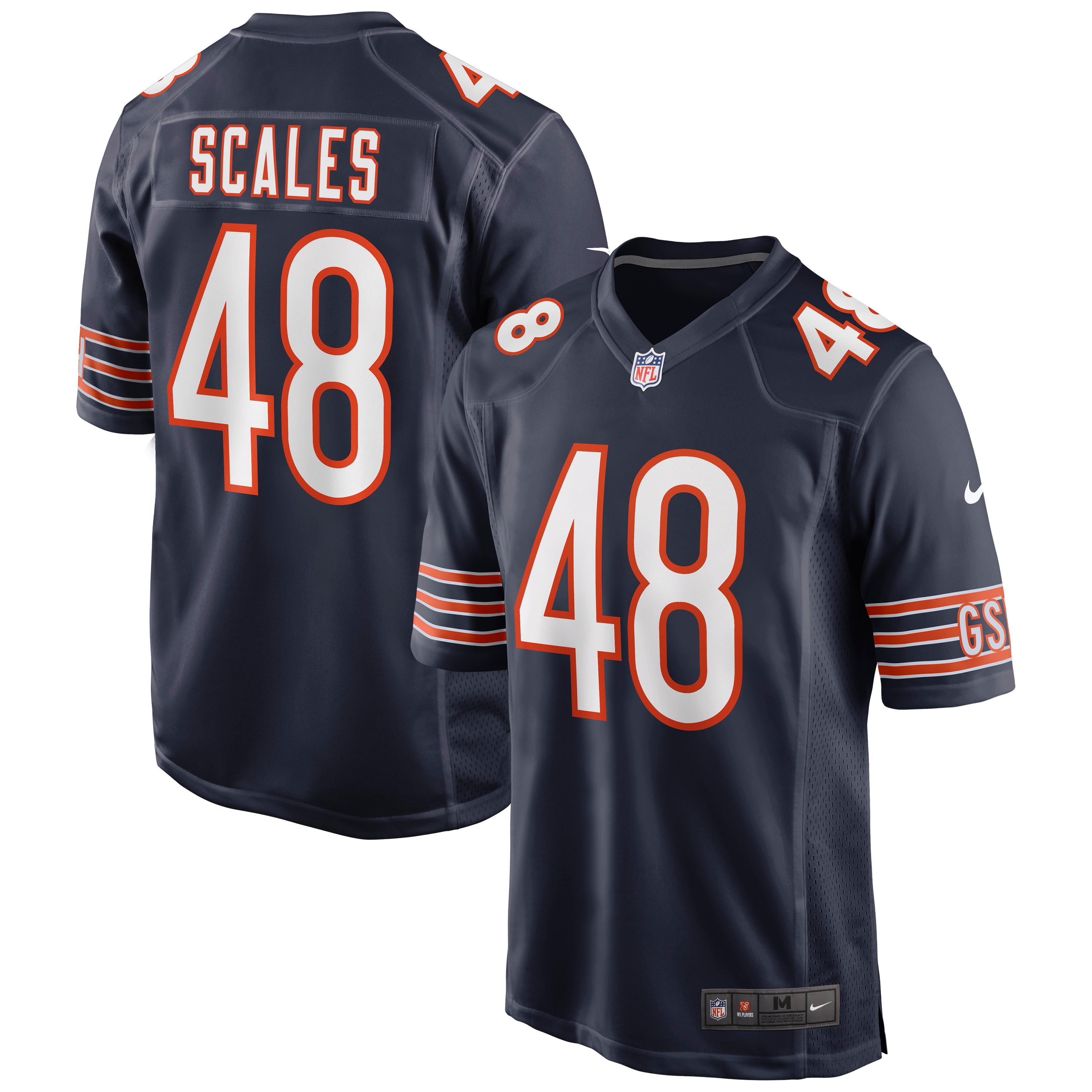 Patrick Scales Chicago Bears Game Jersey - Men's