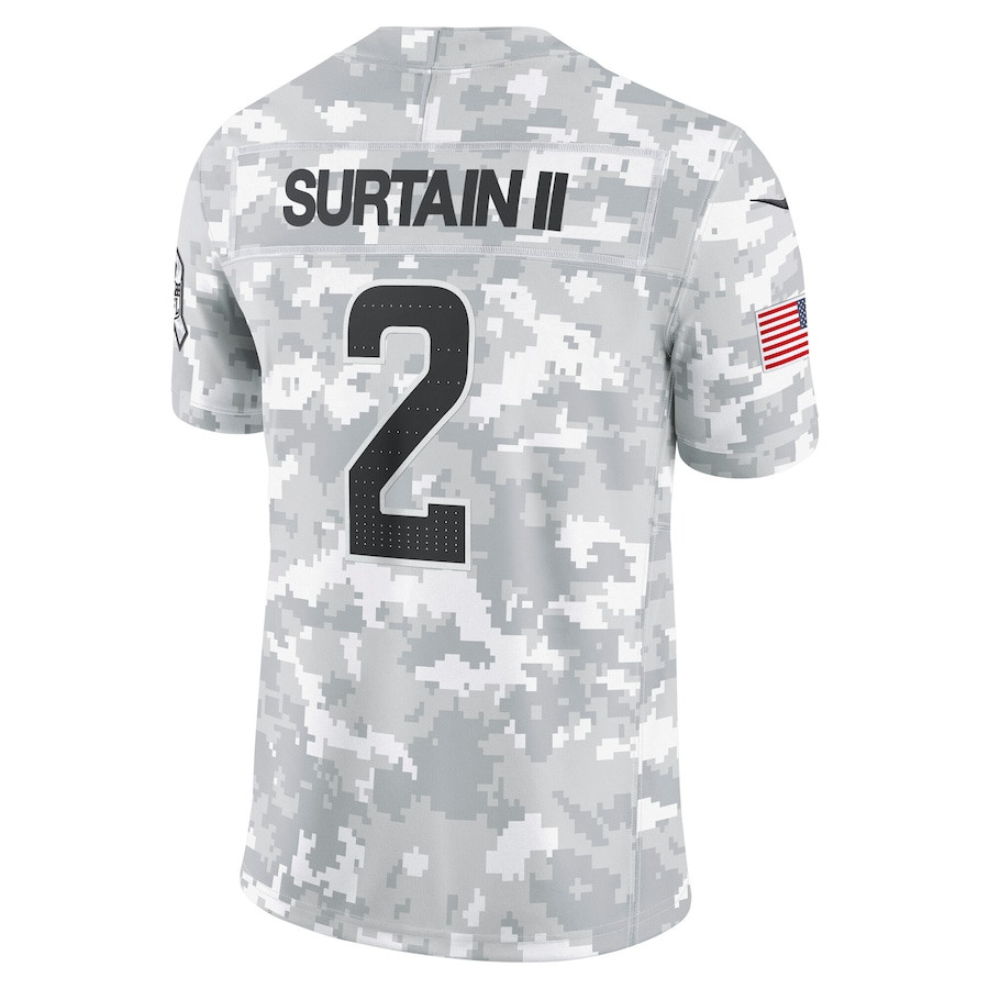 Patrick Surtain II #2 Denver Broncos Salute To Service Limited Jersey - Men's | Arctic Camo - Image 3