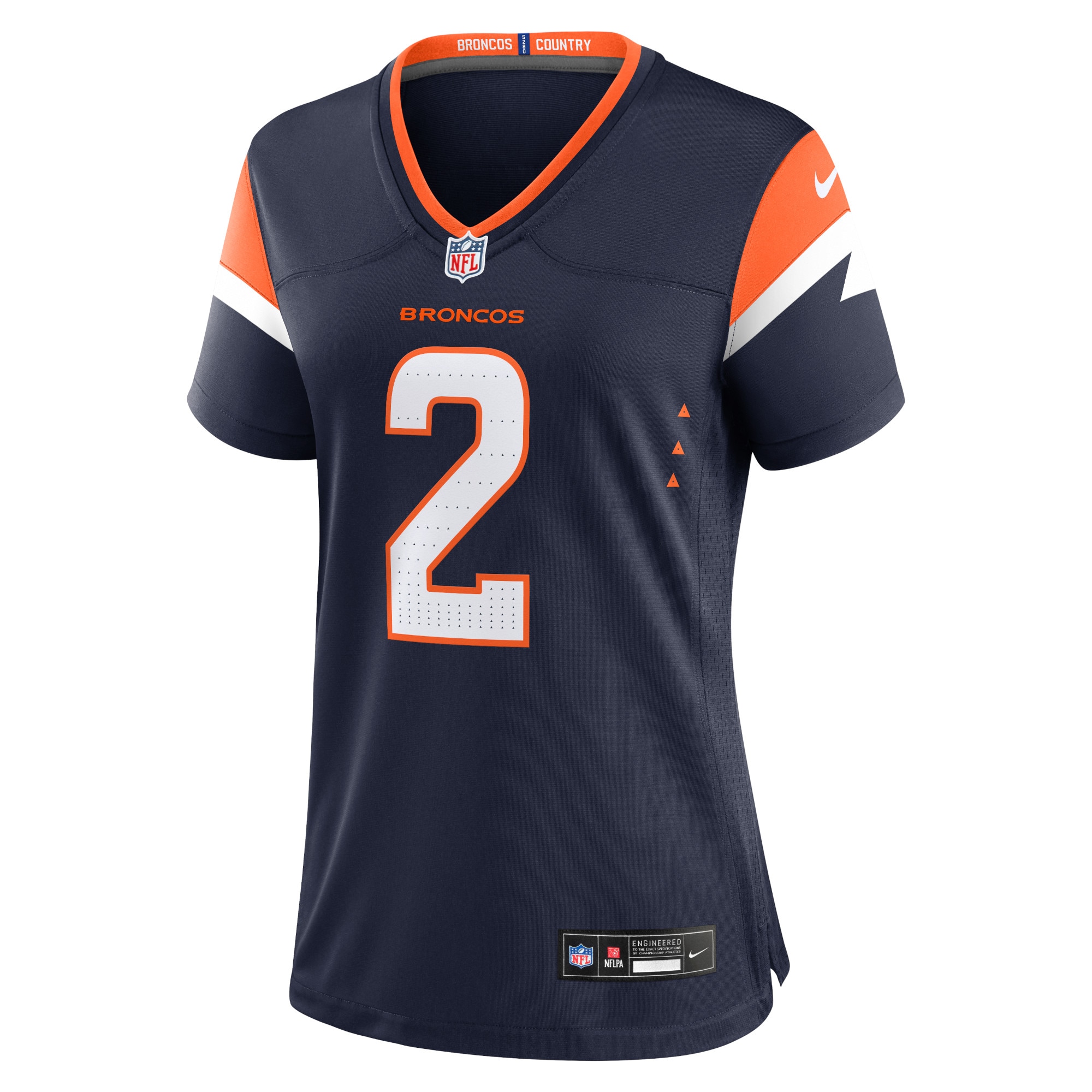 Alternative view of Patrick Surtain II Denver Broncos Alternate Game Jersey - Women's
