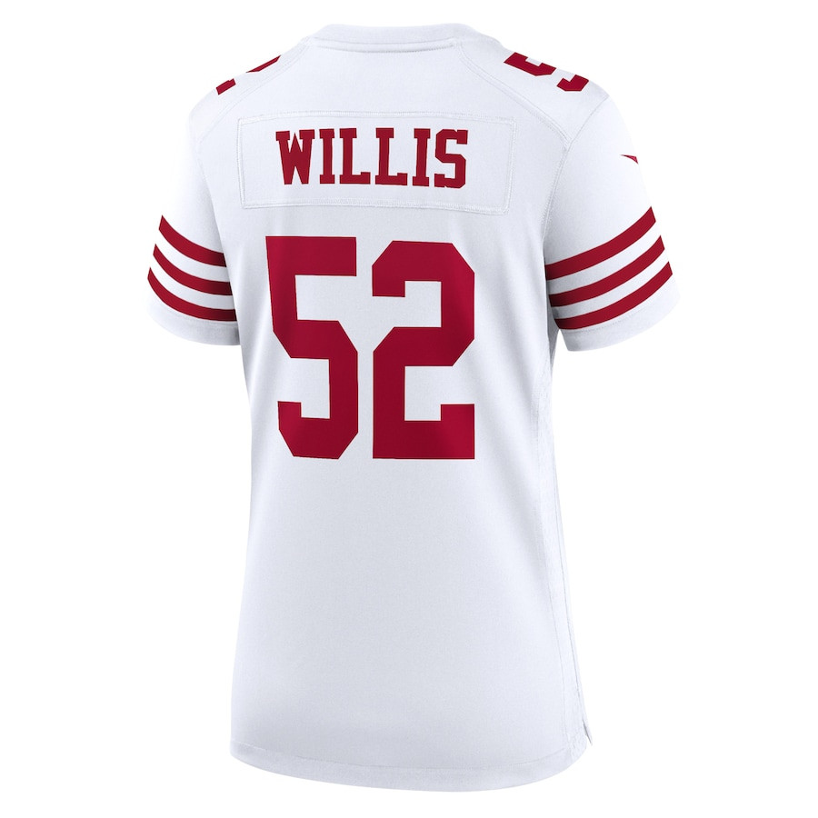 Patrick Willis #52 San Francisco 49ers Game Jersey - Women's | White - Image 3