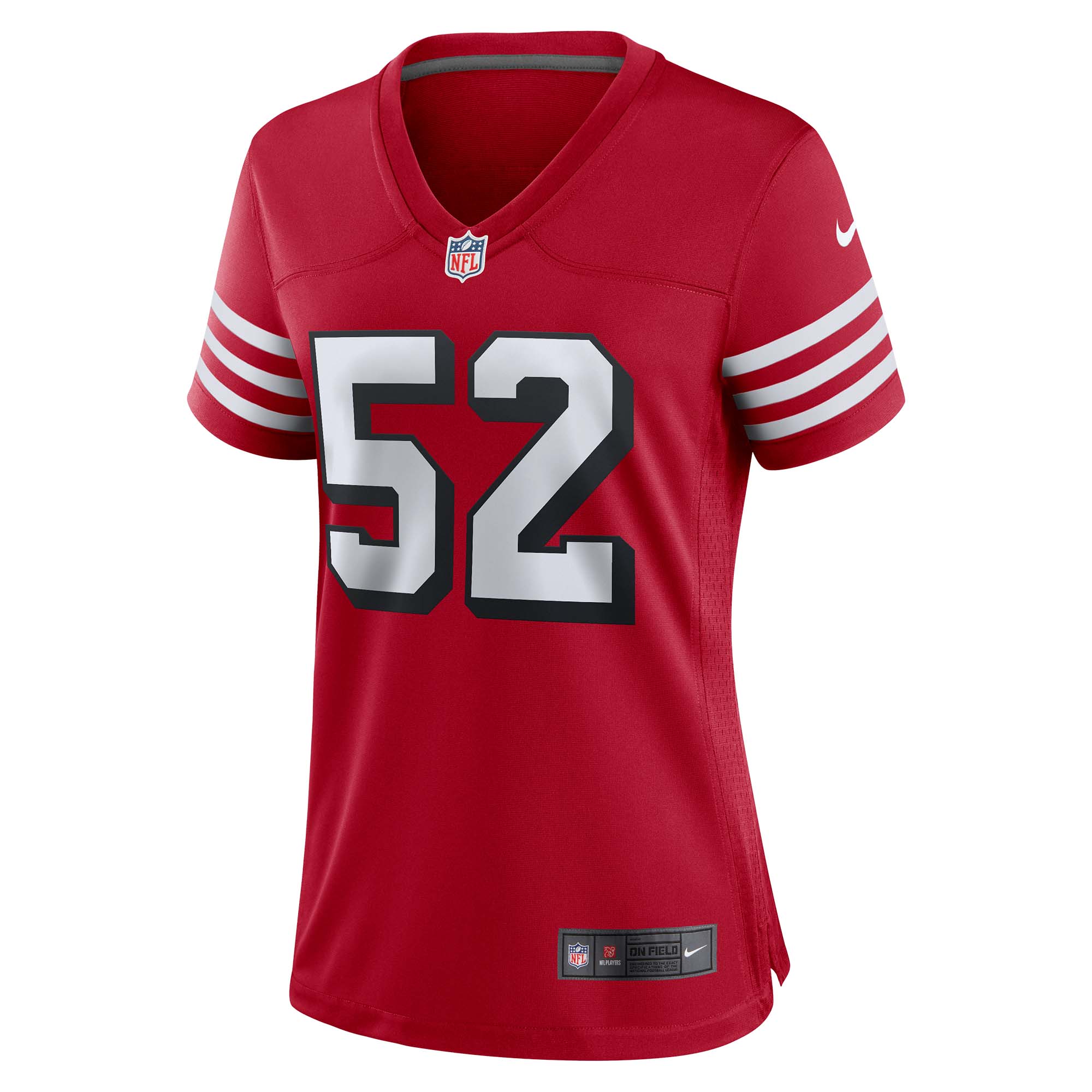 Alternative view of Patrick Willis San Francisco 49ers Alternate Game Jersey - Women's