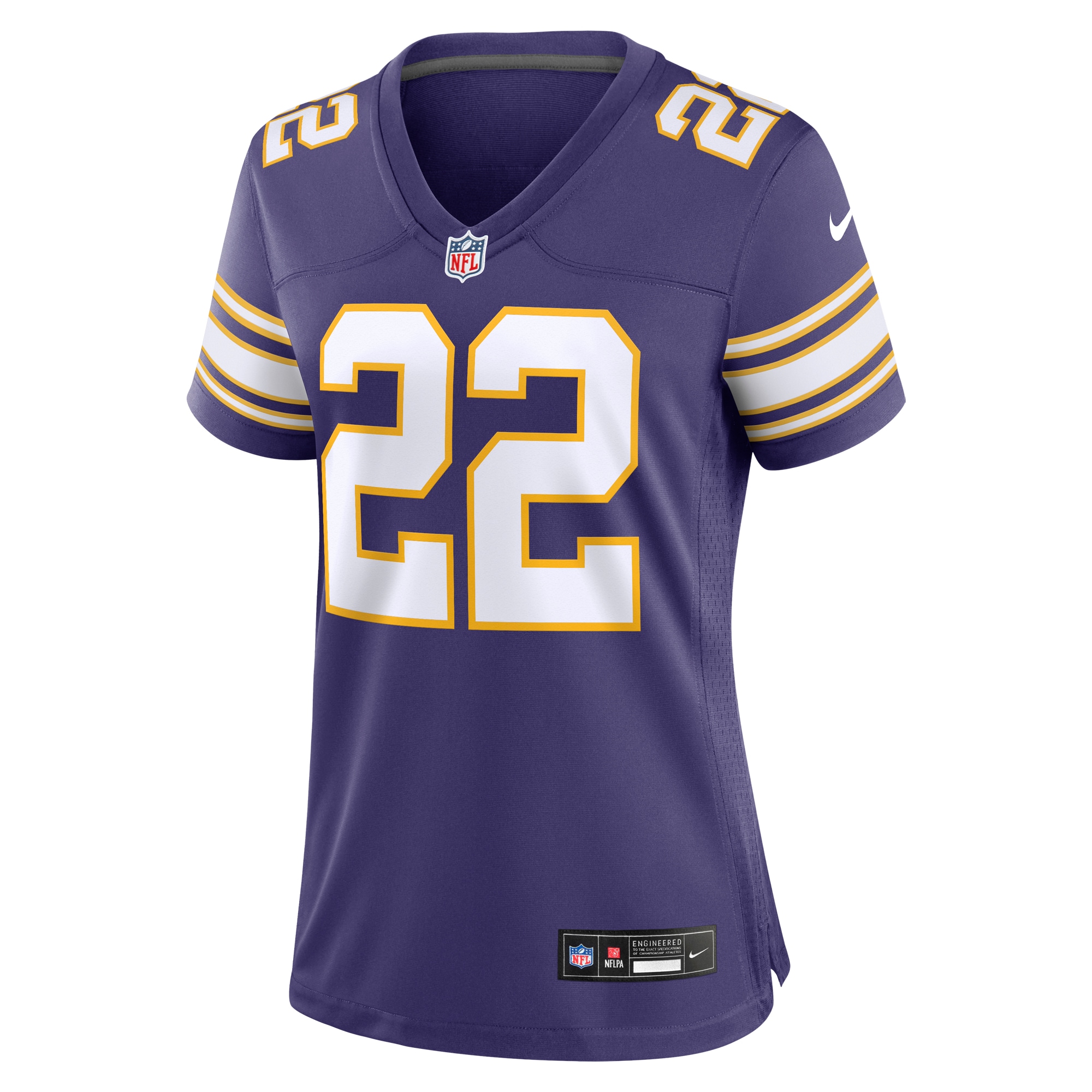 Alternative view of Paul Krause Minnesota Vikings Classic Game Jersey - Women's