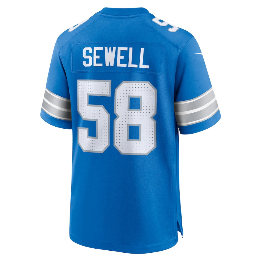 Penei Sewell #58 Detroit Lions Game Jersey - Men's - Image 3