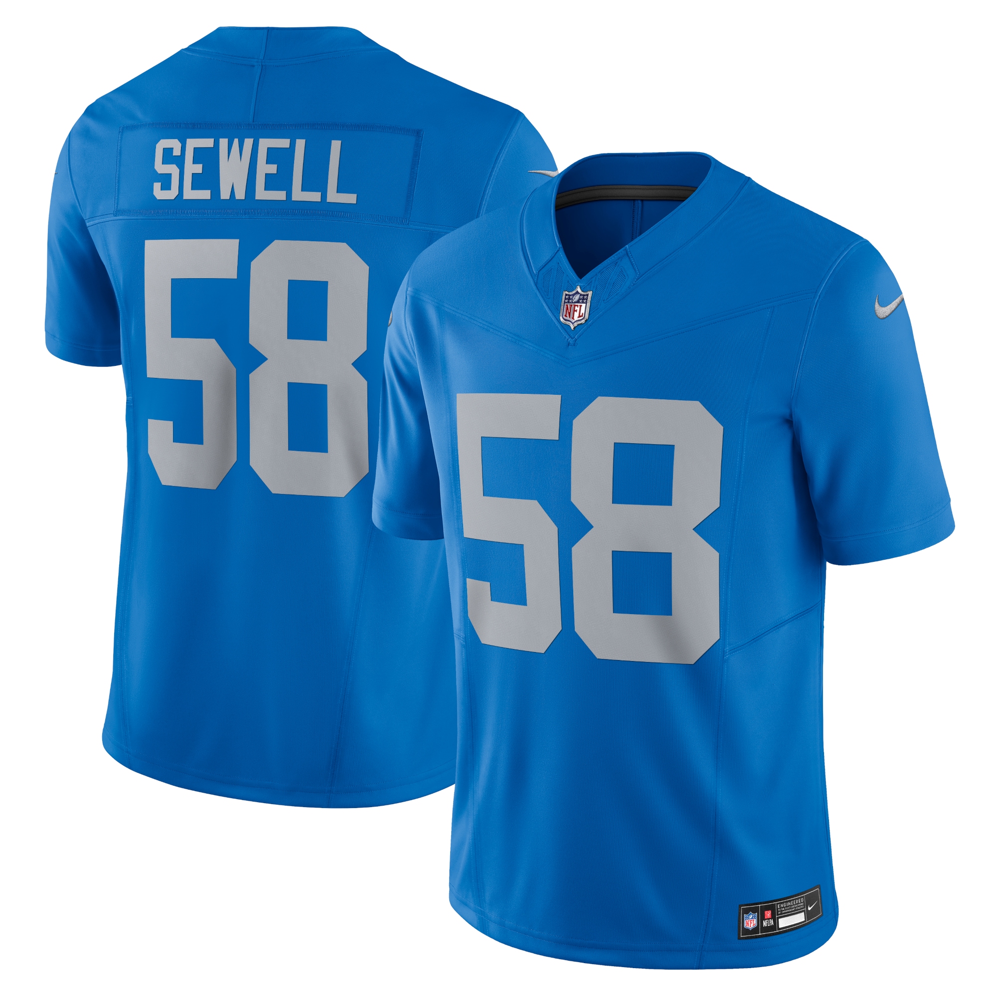 Penei Sewell Detroit Lions Alternate Limited Jersey - Men's