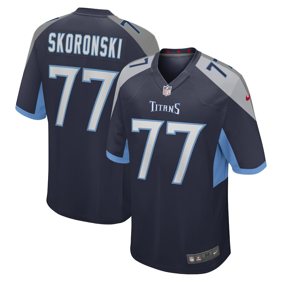 Peter Skoronski #77 Tennessee Titans Game Jersey - Men's | Navy