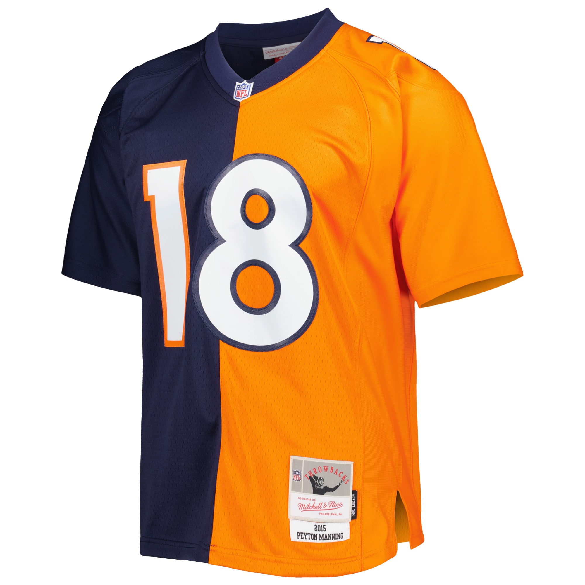 Alternative view of Peyton Manning Mitchell & Ness Denver Broncos Game Jersey - Men's