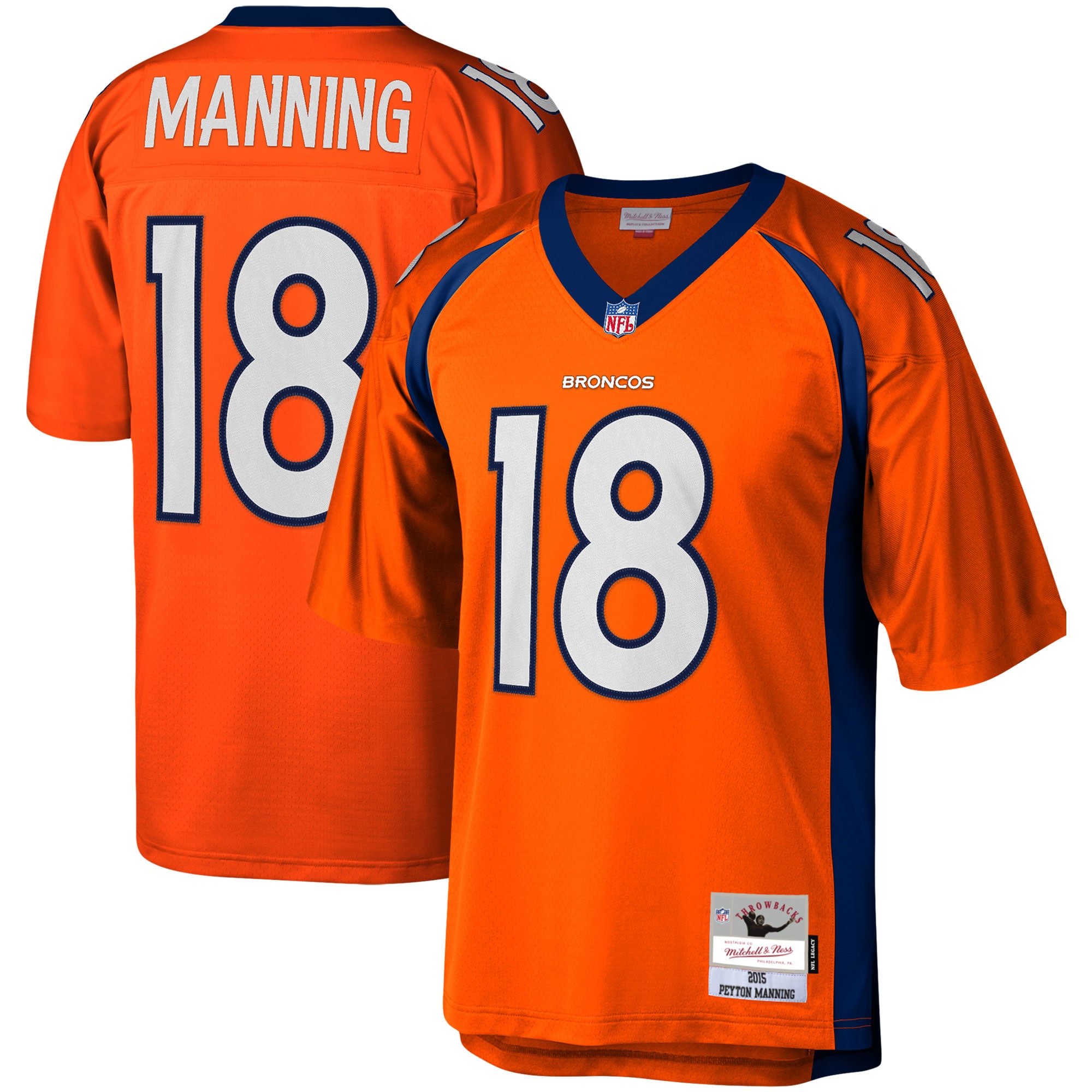 Peyton Manning Mitchell & Ness Denver Broncos Game Jersey - Men's