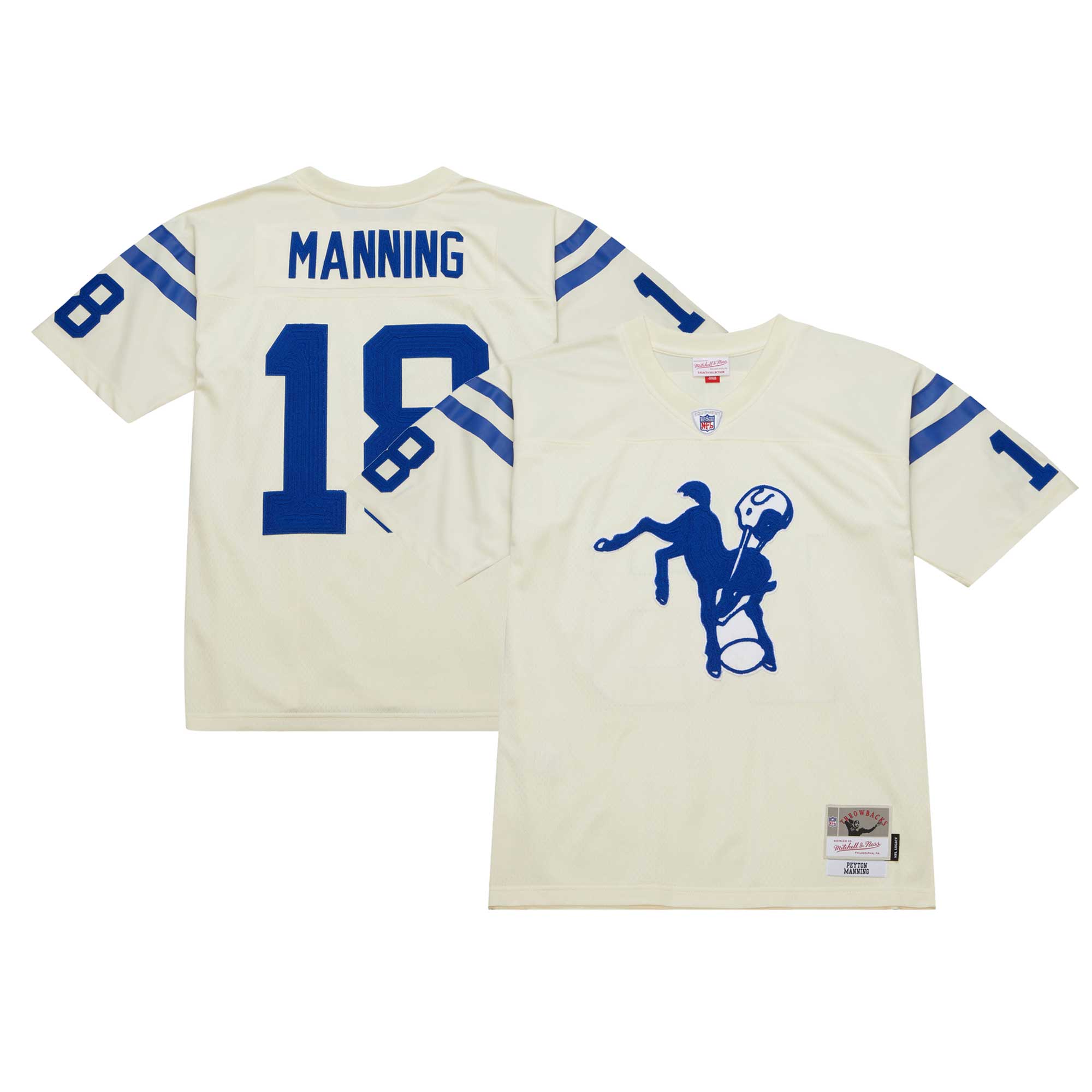 Peyton Manning Mitchell & Ness Indianapolis Colts Game Jersey - Men's