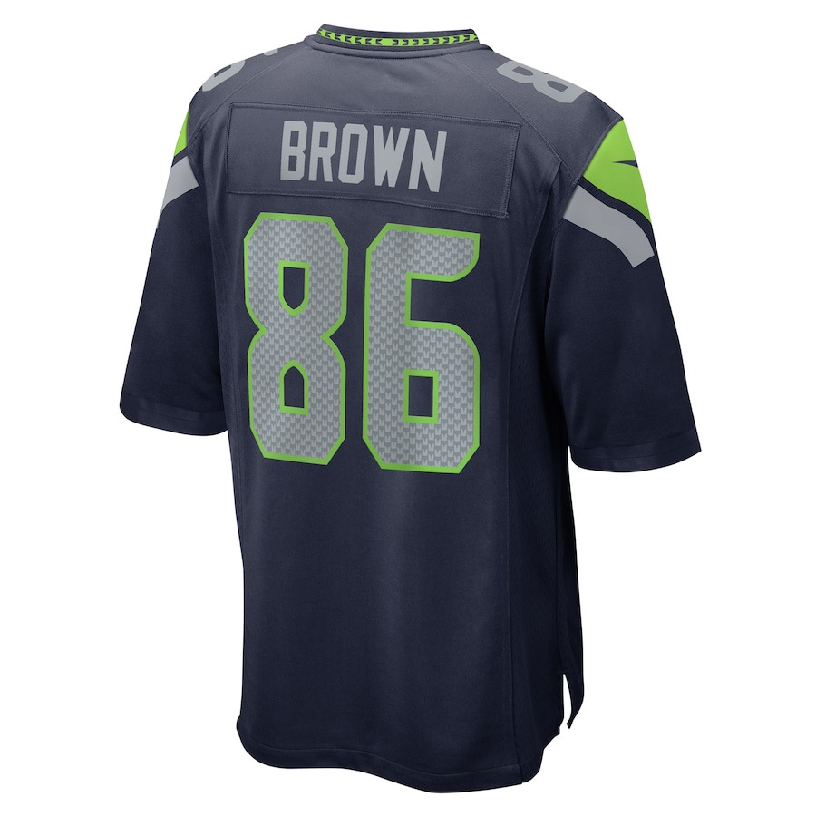 Pharaoh Brown #86 Seattle Seahawks Game Jersey - Men's | College Navy - Image 3