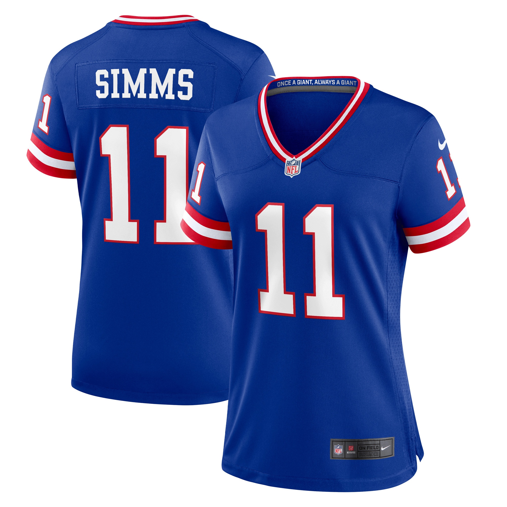 Phil Simms New York Giants Classic Game Jersey - Women's