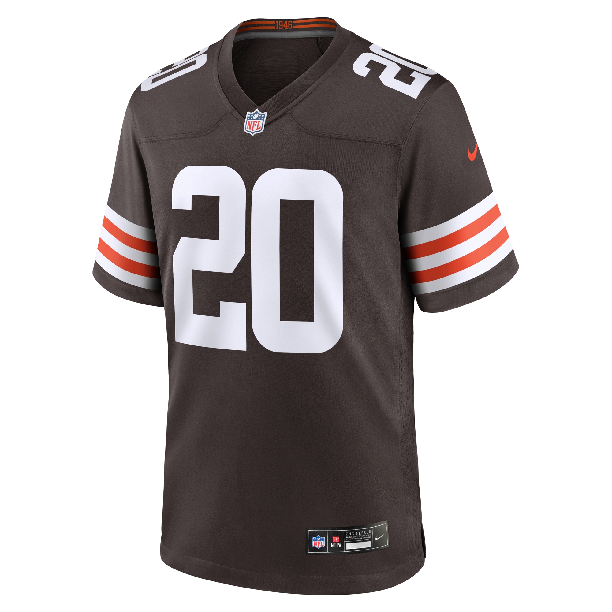 Alternative view of Pierre Strong Jr. Cleveland Browns Game Jersey - Men's