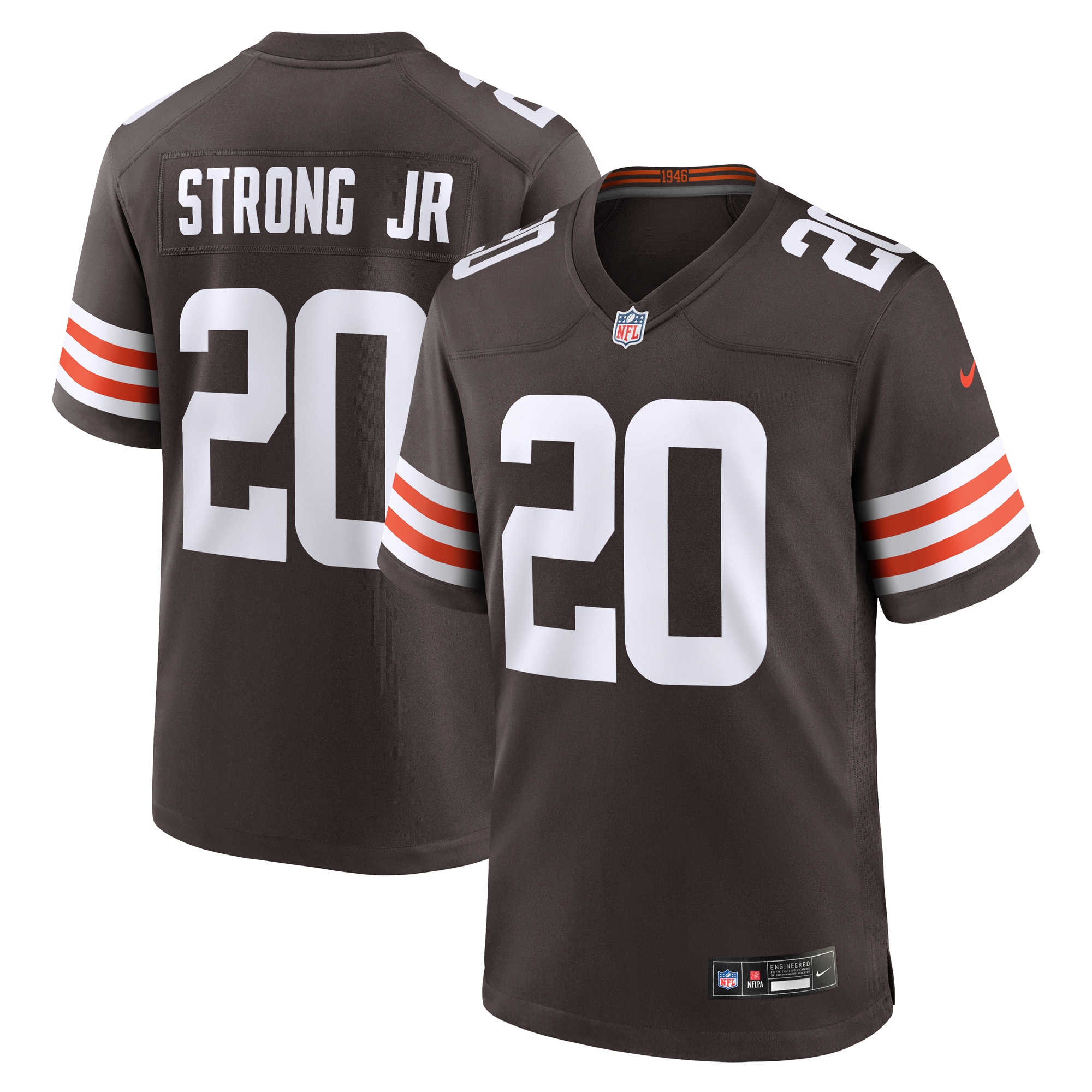 Pierre Strong Jr. Cleveland Browns Game Jersey - Men's