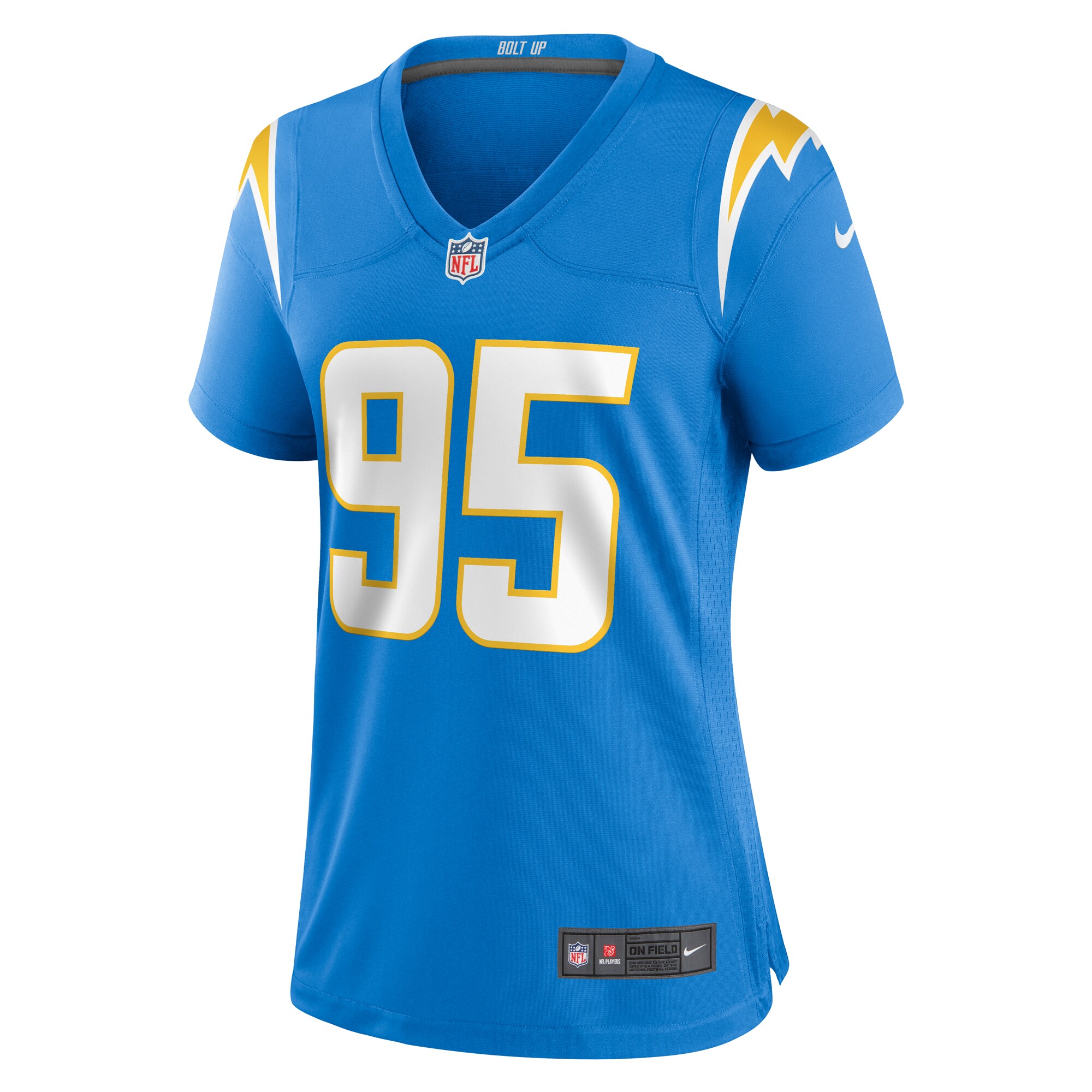 Alternative view of Poona Ford Los Angeles Chargers Game Jersey - Women's