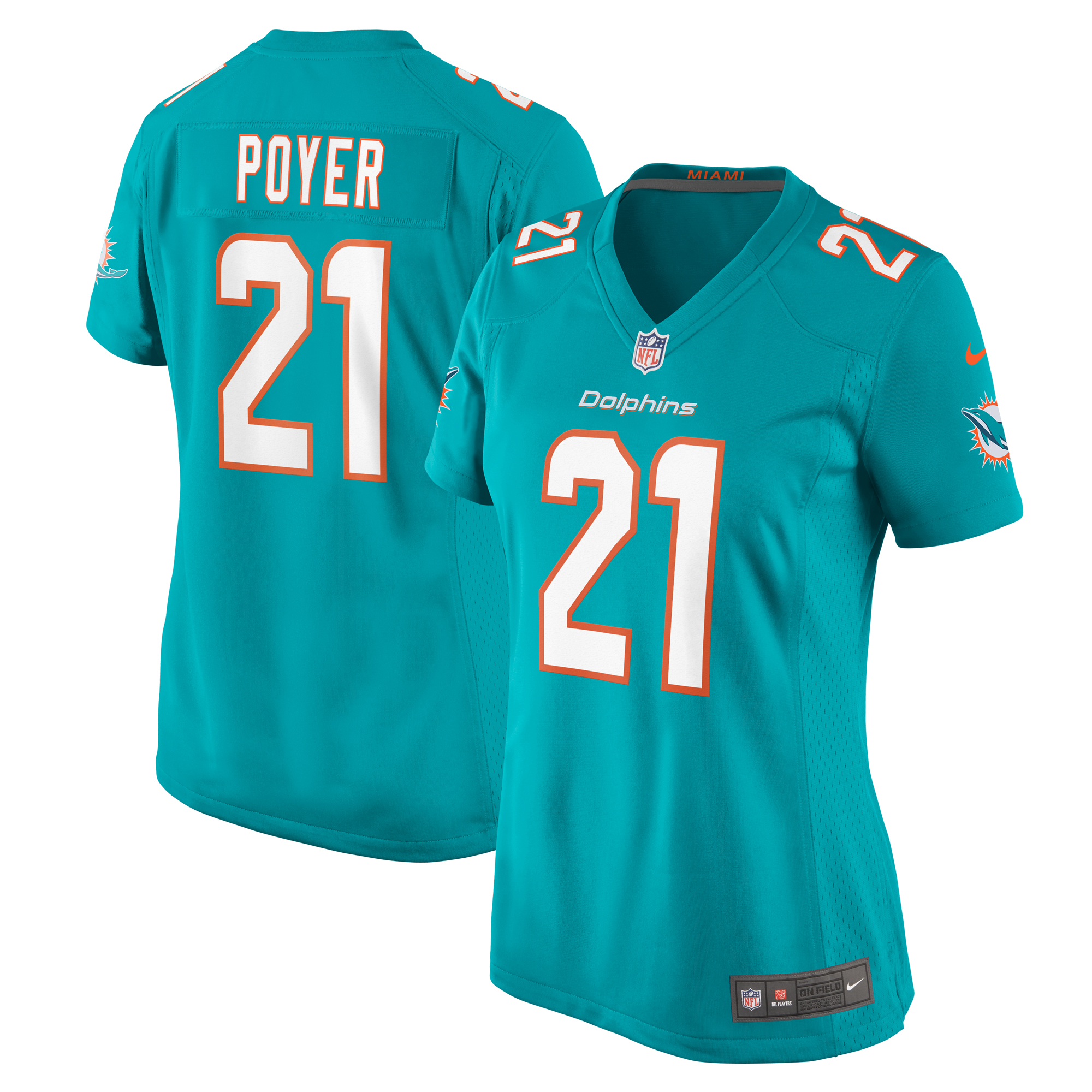 Poyer Miami Dolphins Game Jersey - Women's
