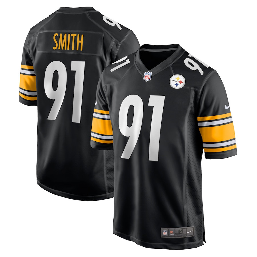 Preston Smith #91 Pittsburgh Steelers Game Jersey - Men's | Black