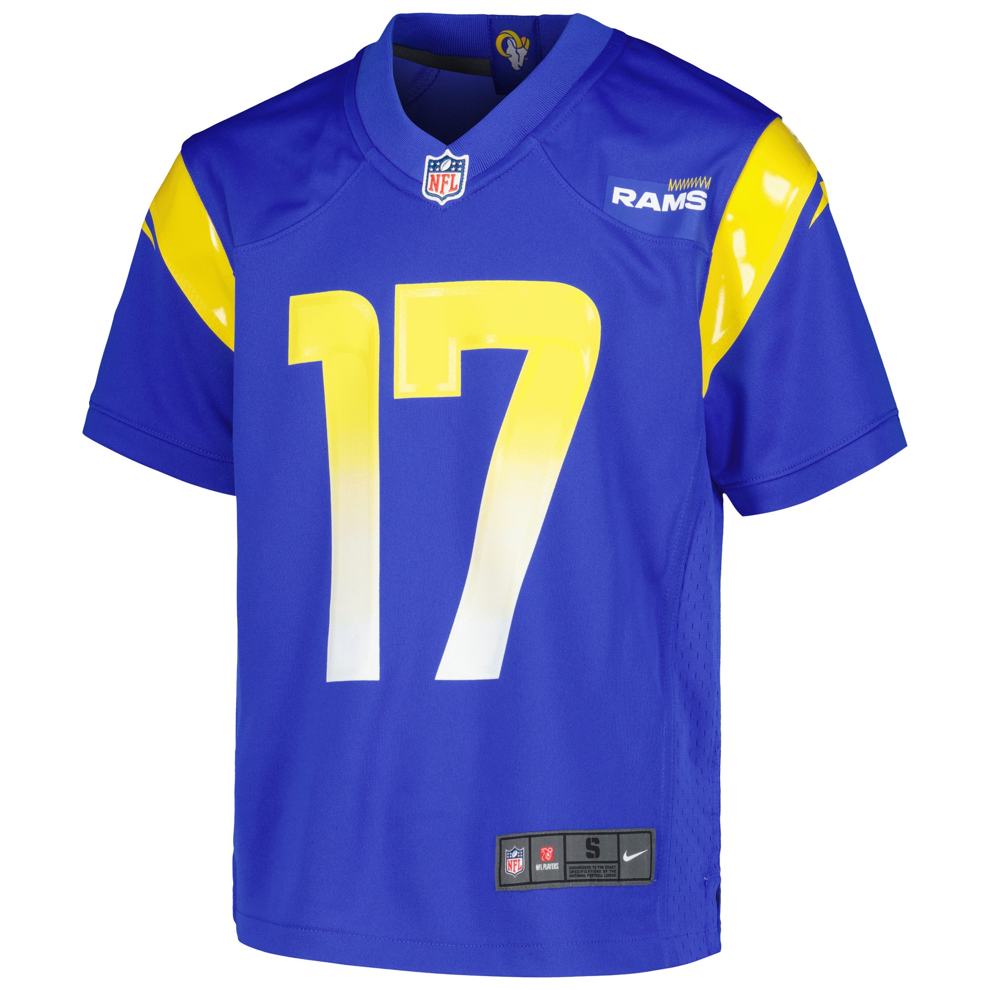 Alternative view of Puka Nacua Los Angeles Rams Game Jersey - Youth