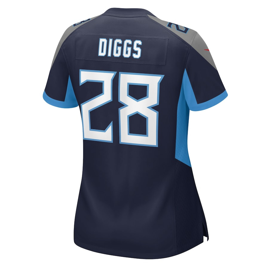 Quandre Diggs #28 Tennessee Titans Game Jersey - Women's | Navy - Image 3