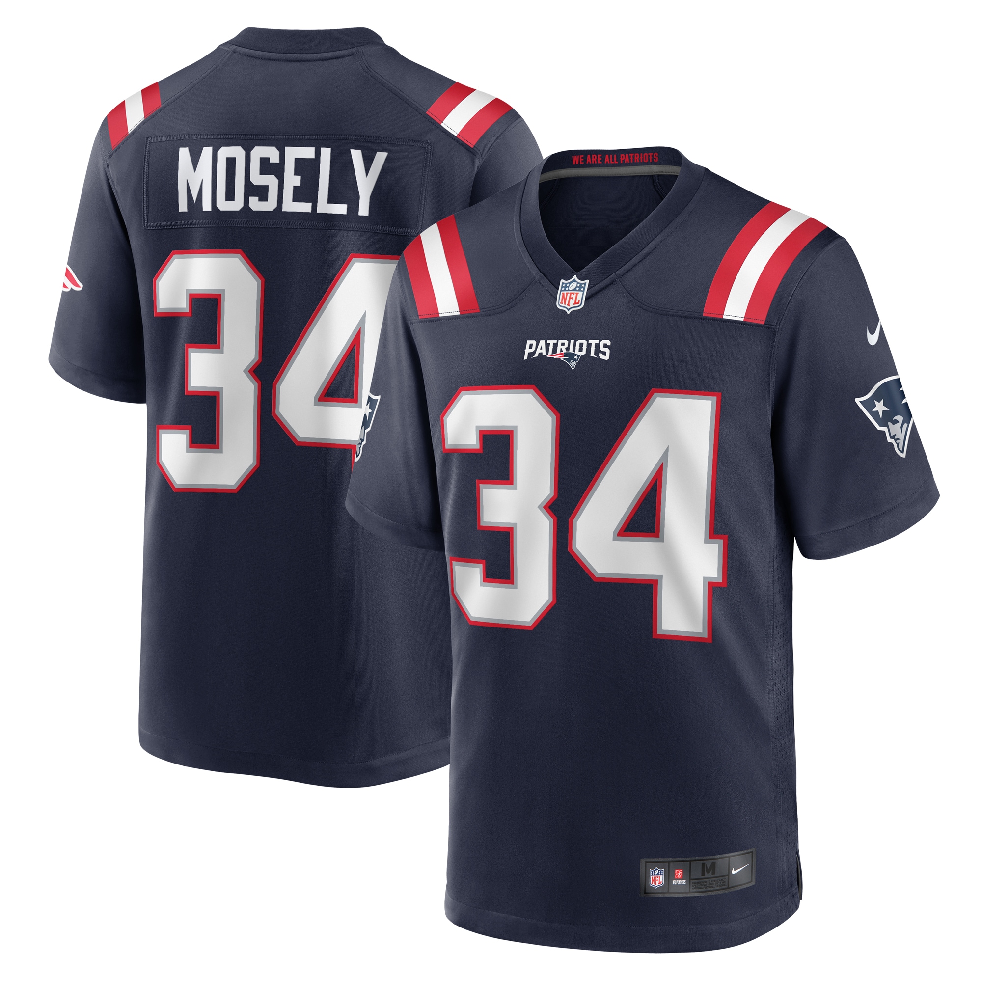 Quandre Mosely New England Patriots Game Jersey - Men's