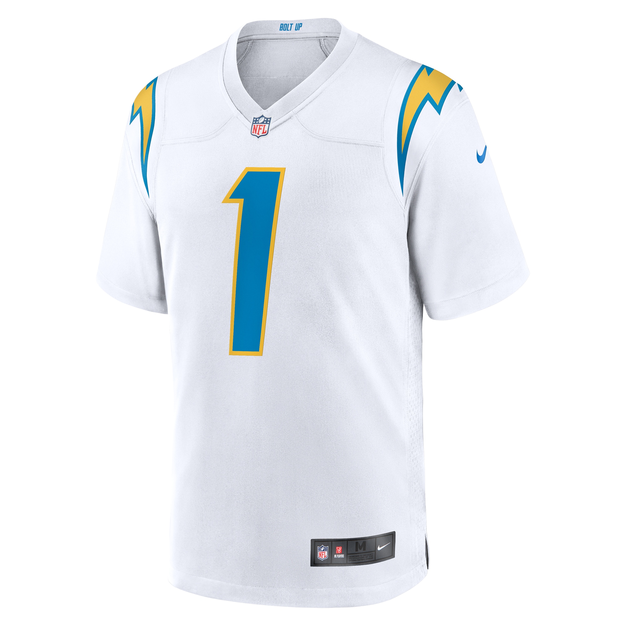 Alternative view of Quentin Johnston Los Angeles Chargers Game Jersey - Men's
