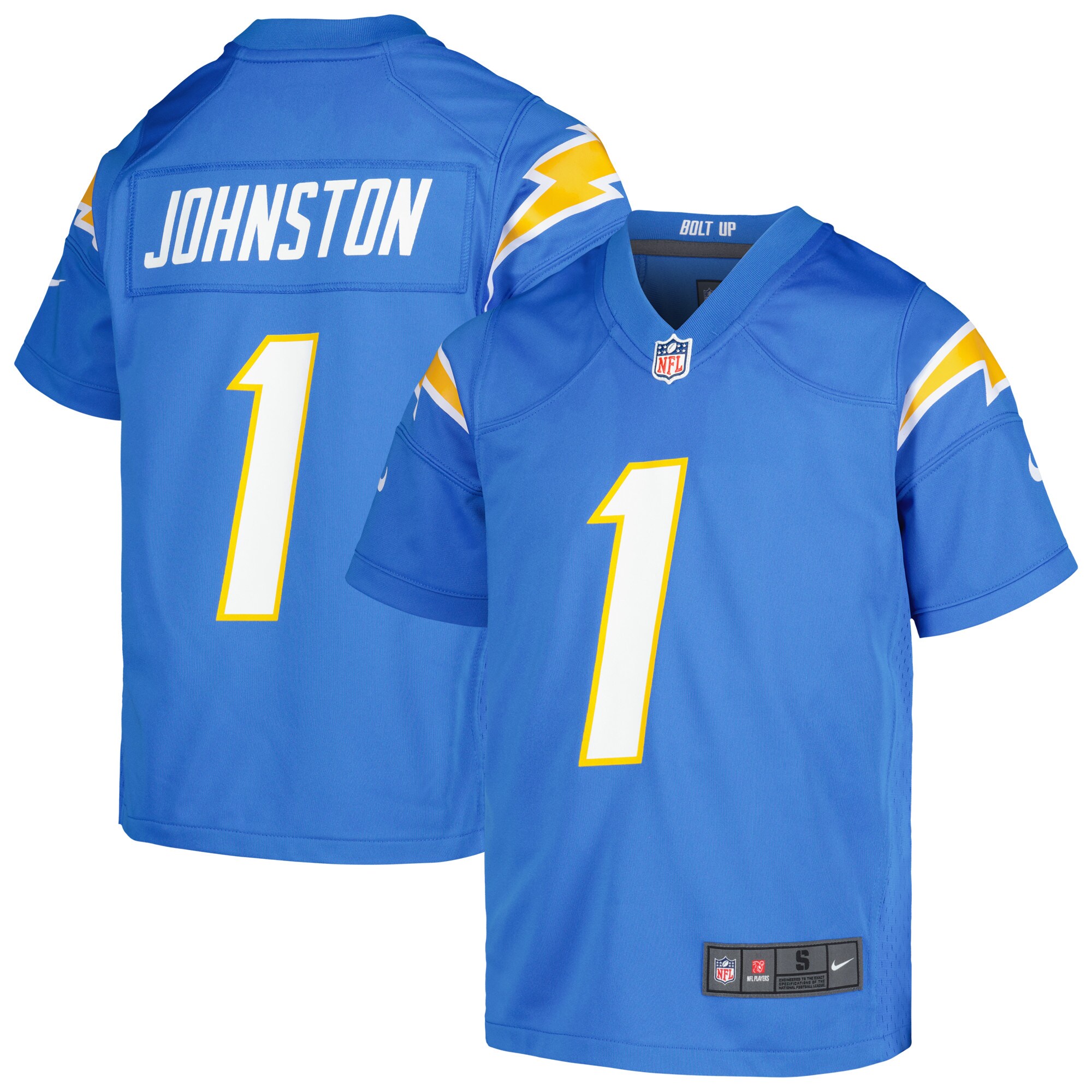 Quentin Johnston Los Angeles Chargers Game Jersey - Youth