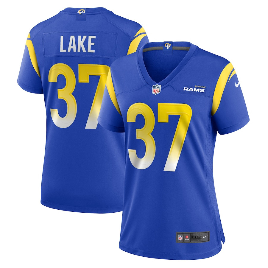Quentin Lake #37 Los Angeles Rams Game Jersey - Women's | Royal