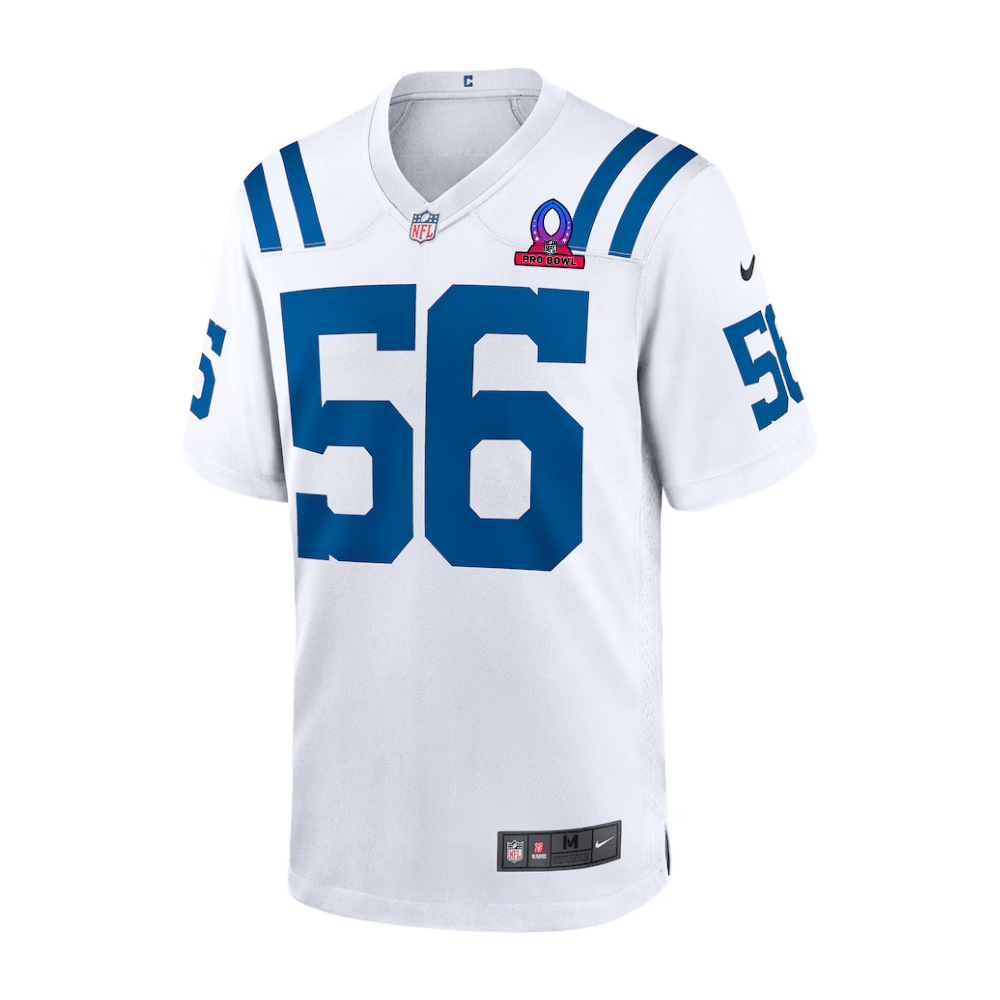 Alternative view of Quenton Nelson #56 Indianapolis Colts Game Jersey - Men's | White