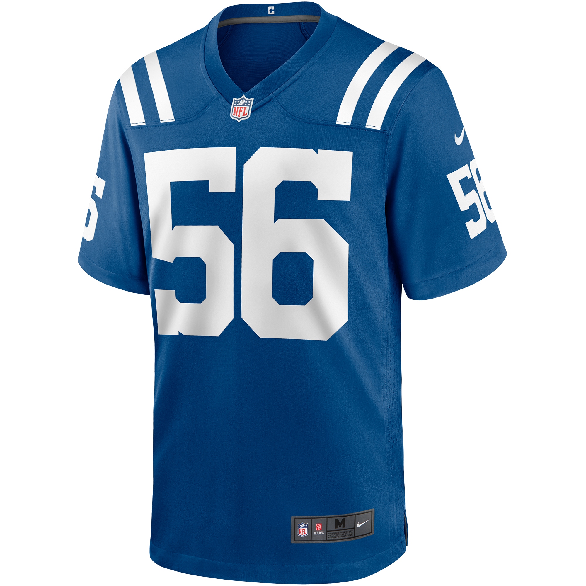 Alternative view of Quenton Nelson Indianapolis Colts Game Jersey - Men's