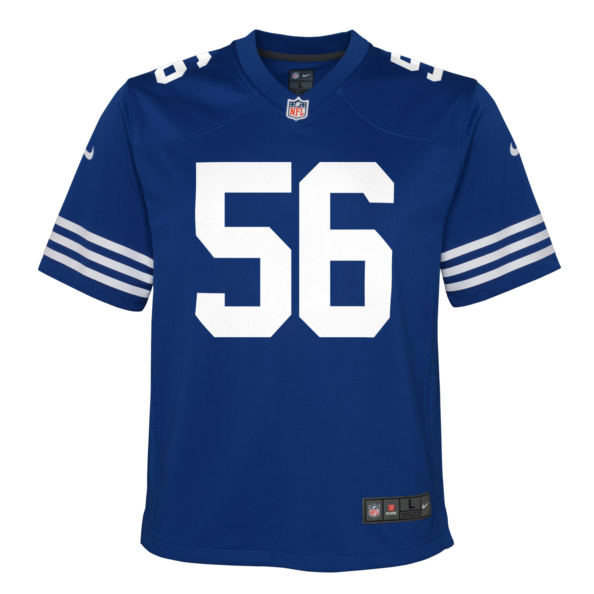 Alternative view of Quenton Nelson Indianapolis Colts Game Jersey - Youth