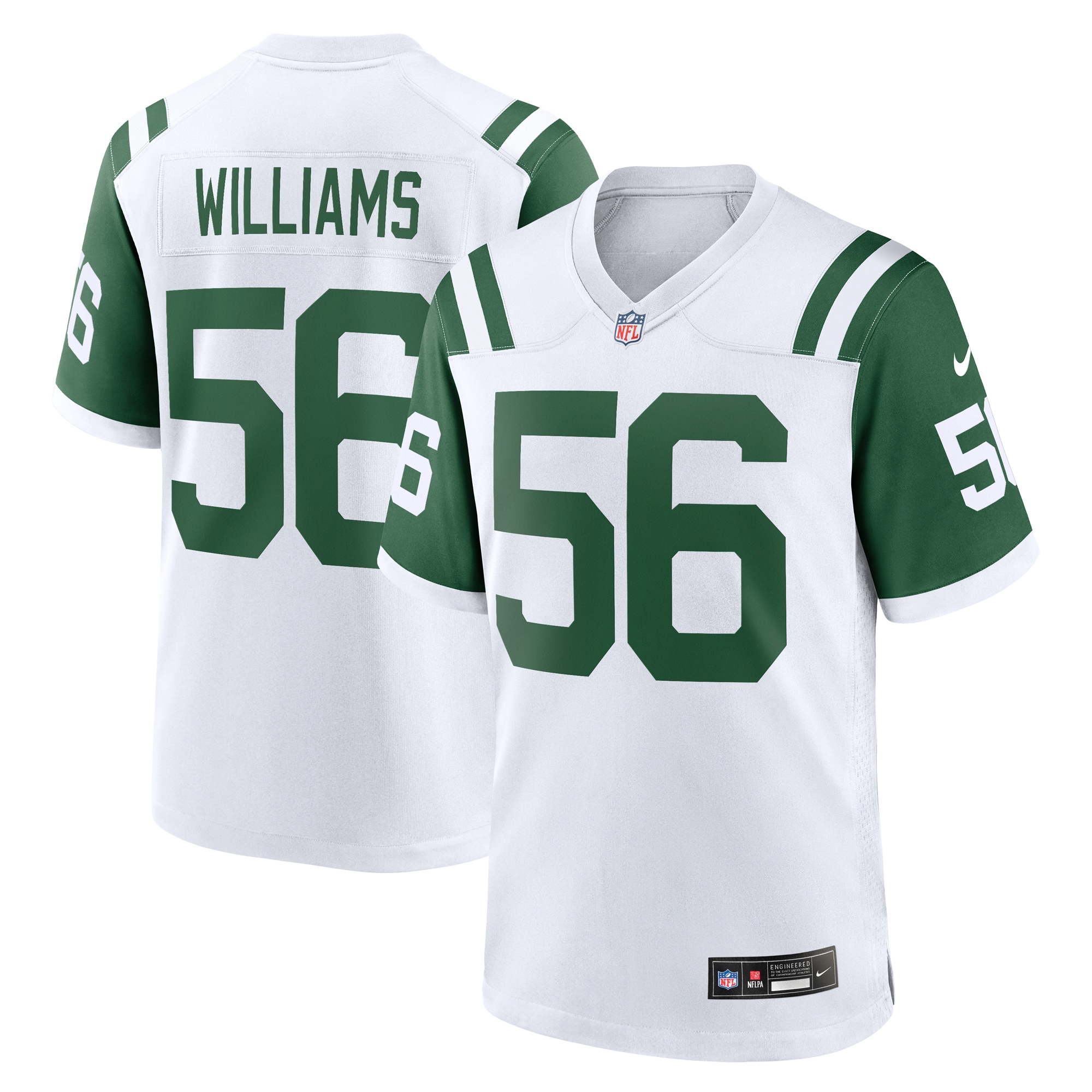Quincy Williams New York Jets Alternate Game Jersey - Men's