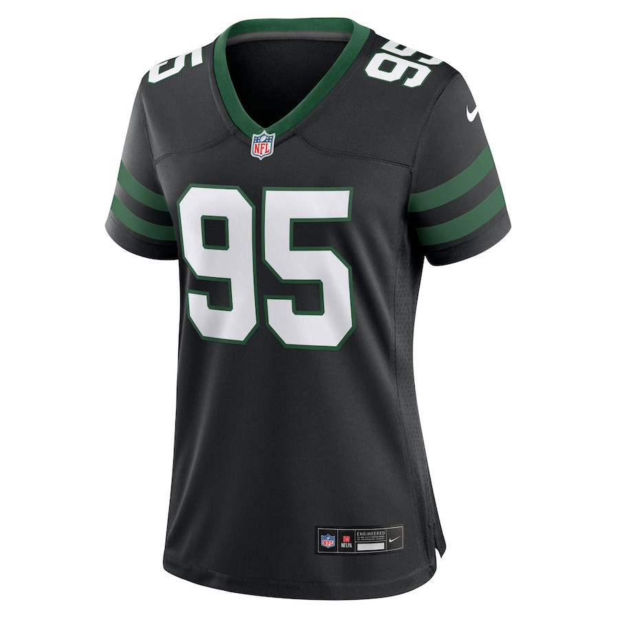 Alternative view of Quinnen Williams #95 New York Jets Alternate Game Jersey - Women's