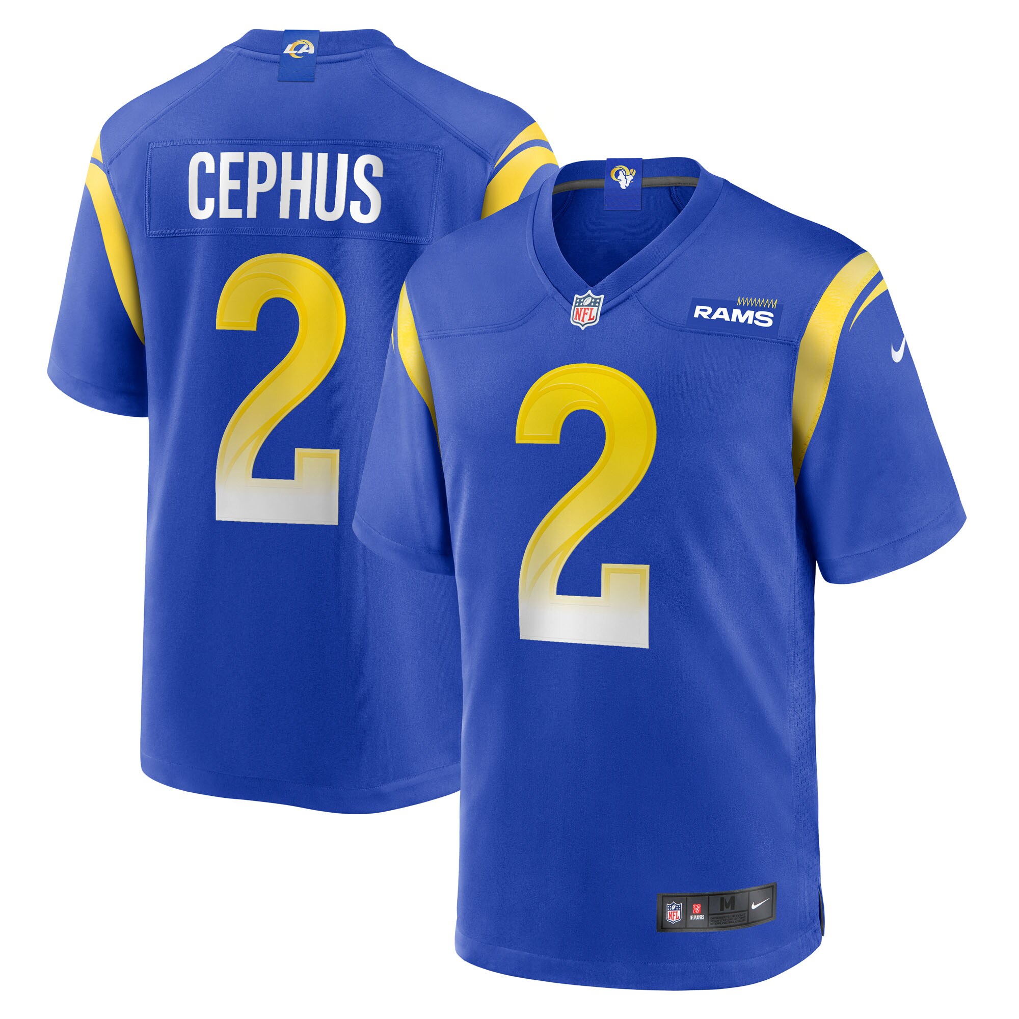 Quintez Cephus Los Angeles Rams Game Jersey - Men's
