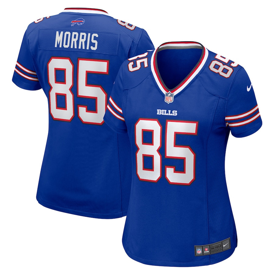 Quintin Morris #85 Buffalo Bills Game Jersey - Women's | Royal
