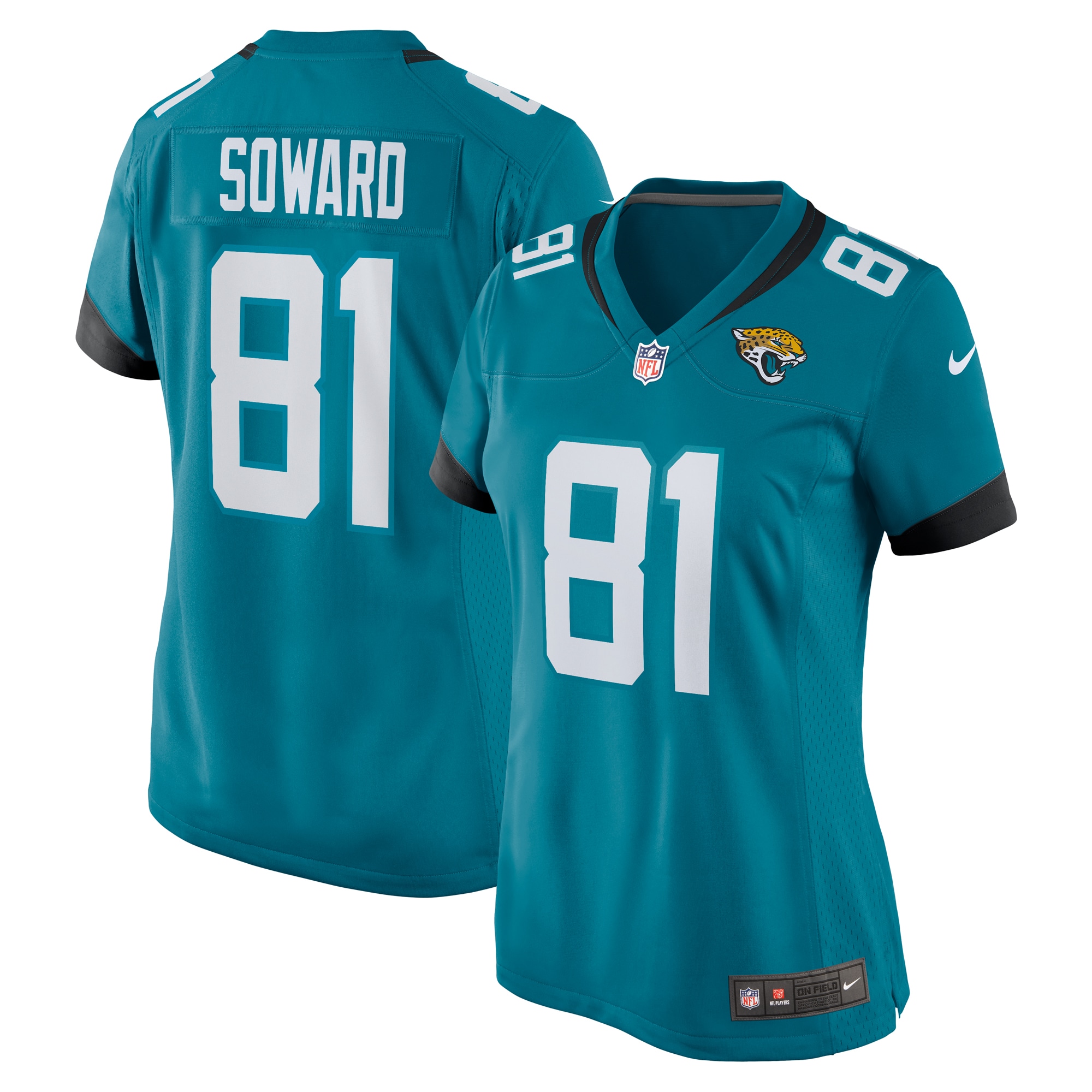 R. Jay Soward Jacksonville Jaguars Retired Player Game Jersey - Women's
