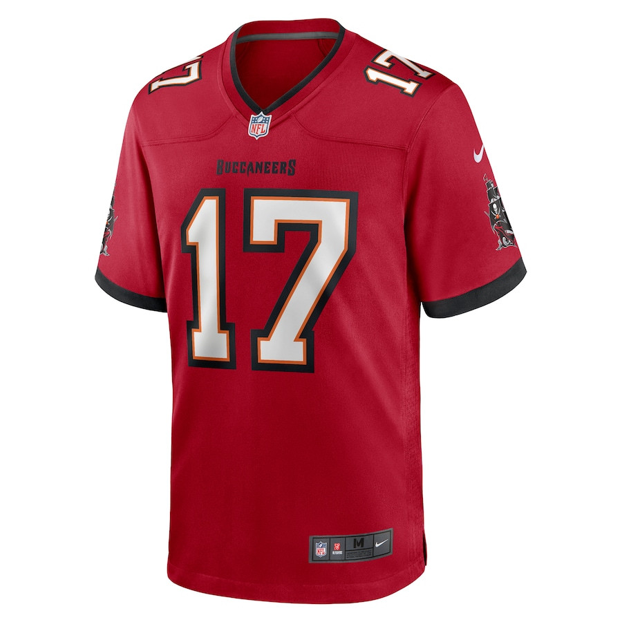 Alternative view of Raleigh Webb #17 Tampa Bay Buccaneers Game Jersey - Men's | Red