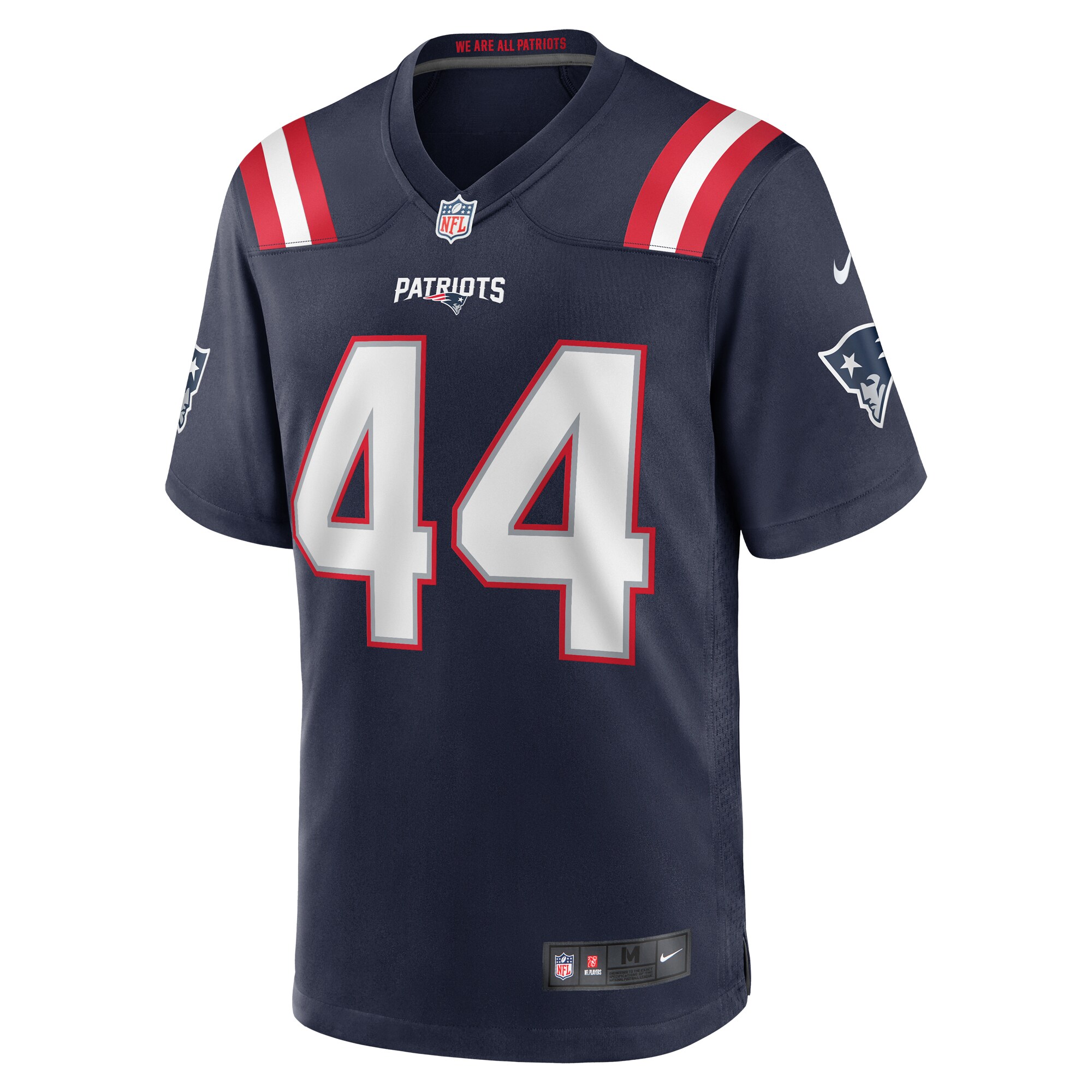 Alternative view of Raleigh Webb New England Patriots Game Jersey - Men's