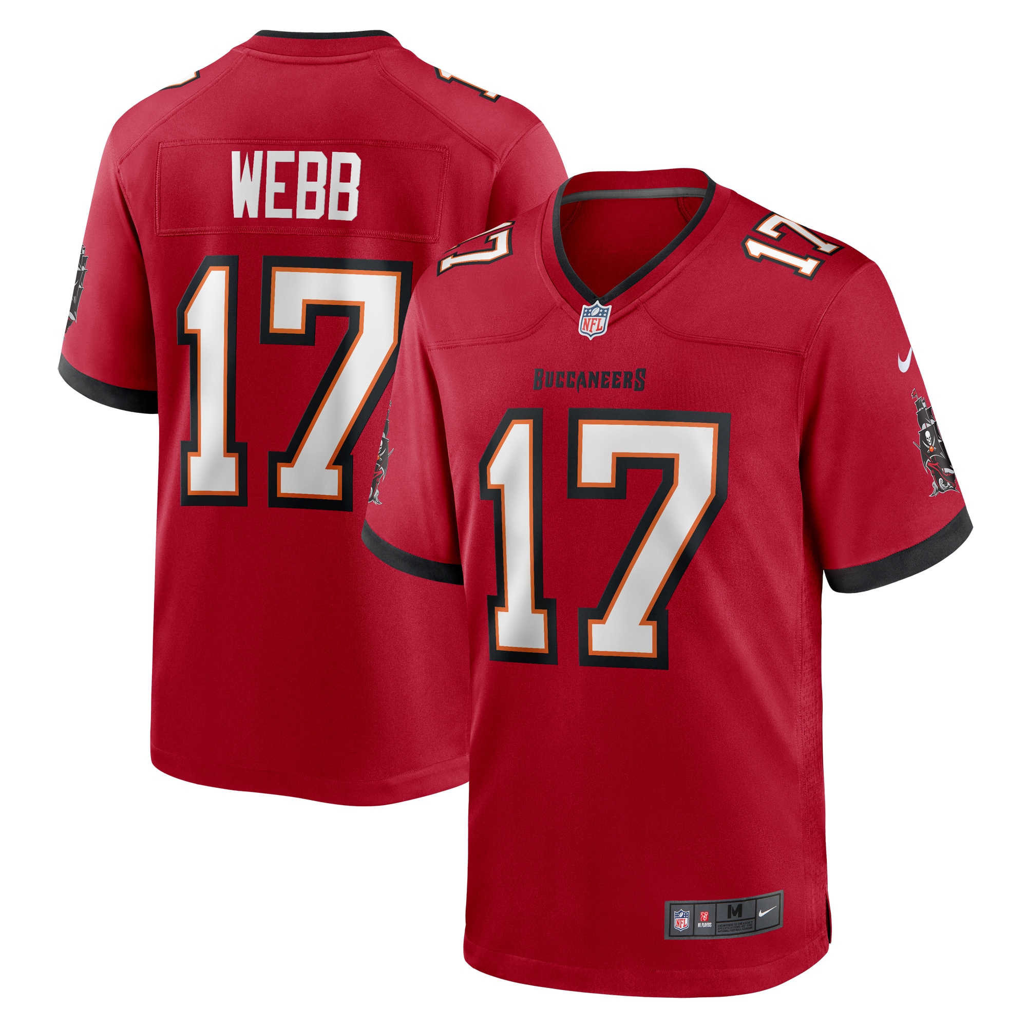 Raleigh Webb Tampa Bay Buccaneers Game Jersey - Men's