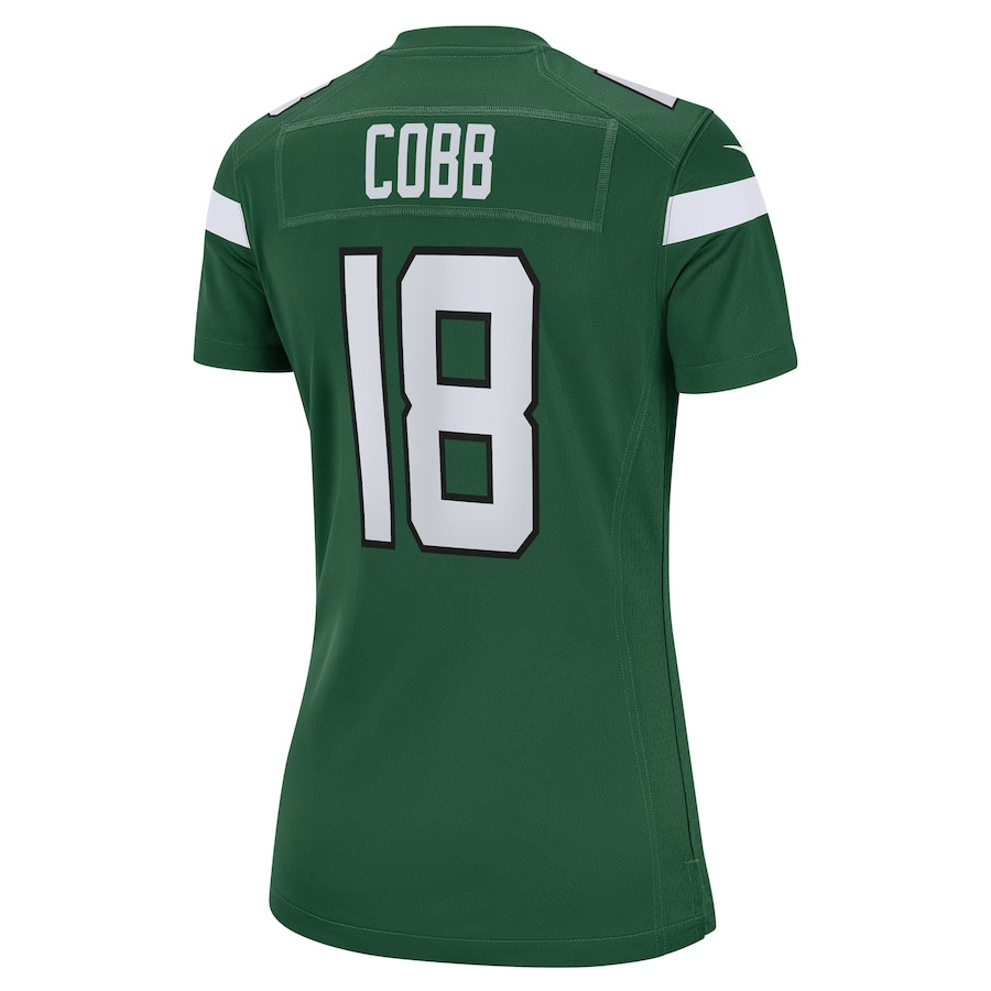 Randall Cobb #18 New York Jets Game Jersey - Women's | Gotham Green - Image 3