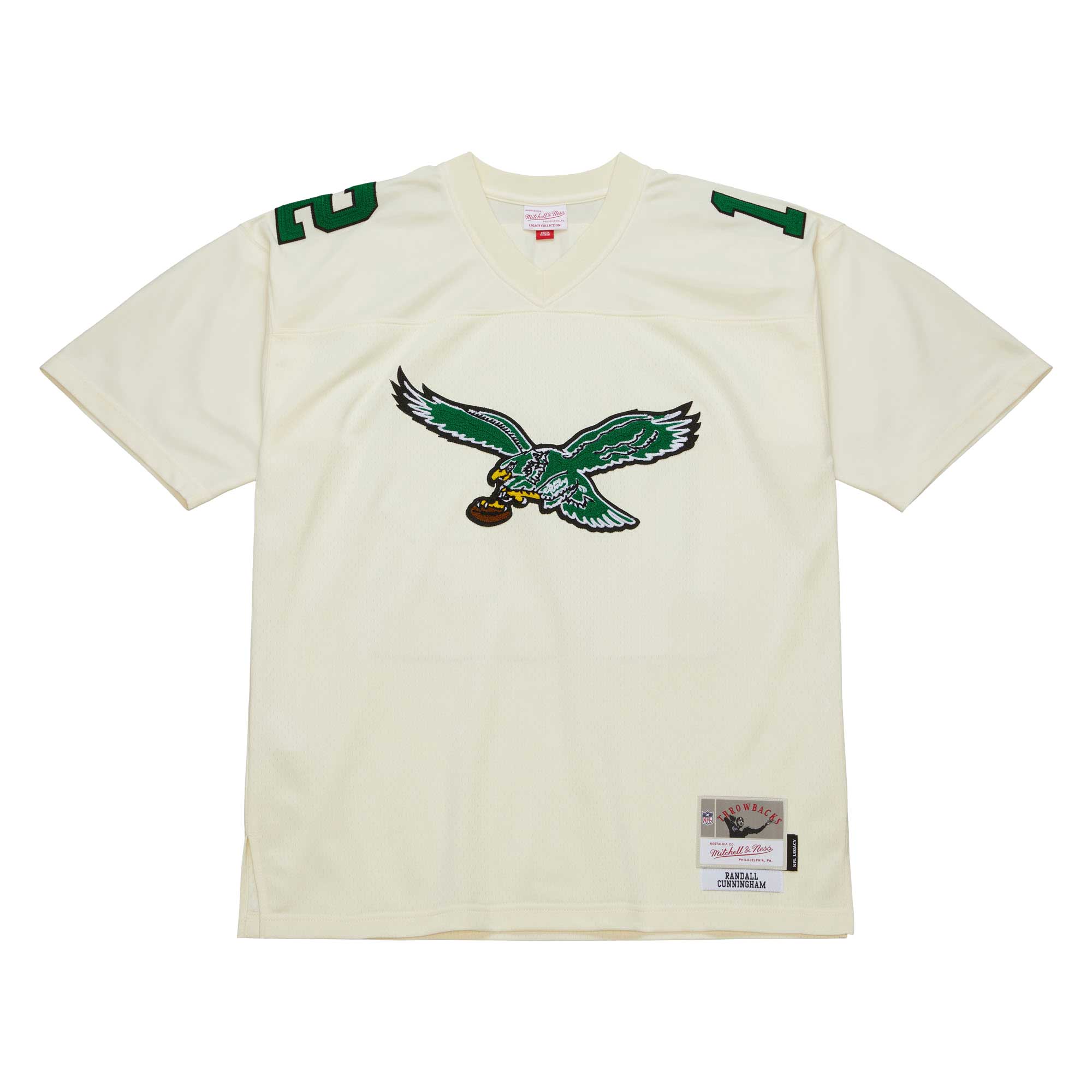 Alternative view of Randall Cunningham Mitchell & Ness Philadelphia Eagles Game Jersey - Men's
