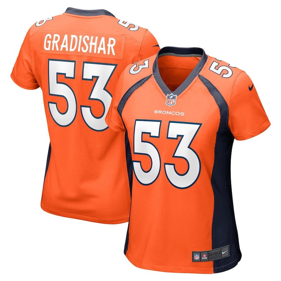 Randy Gradishar #53 Denver Broncos Retired Player Game Jersey - Women's | Orange