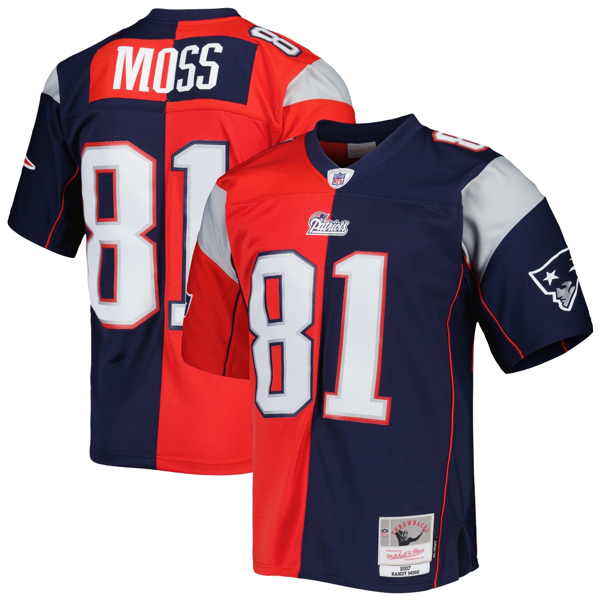 Randy Moss Mitchell & Ness New England Patriots Game Jersey - Men's