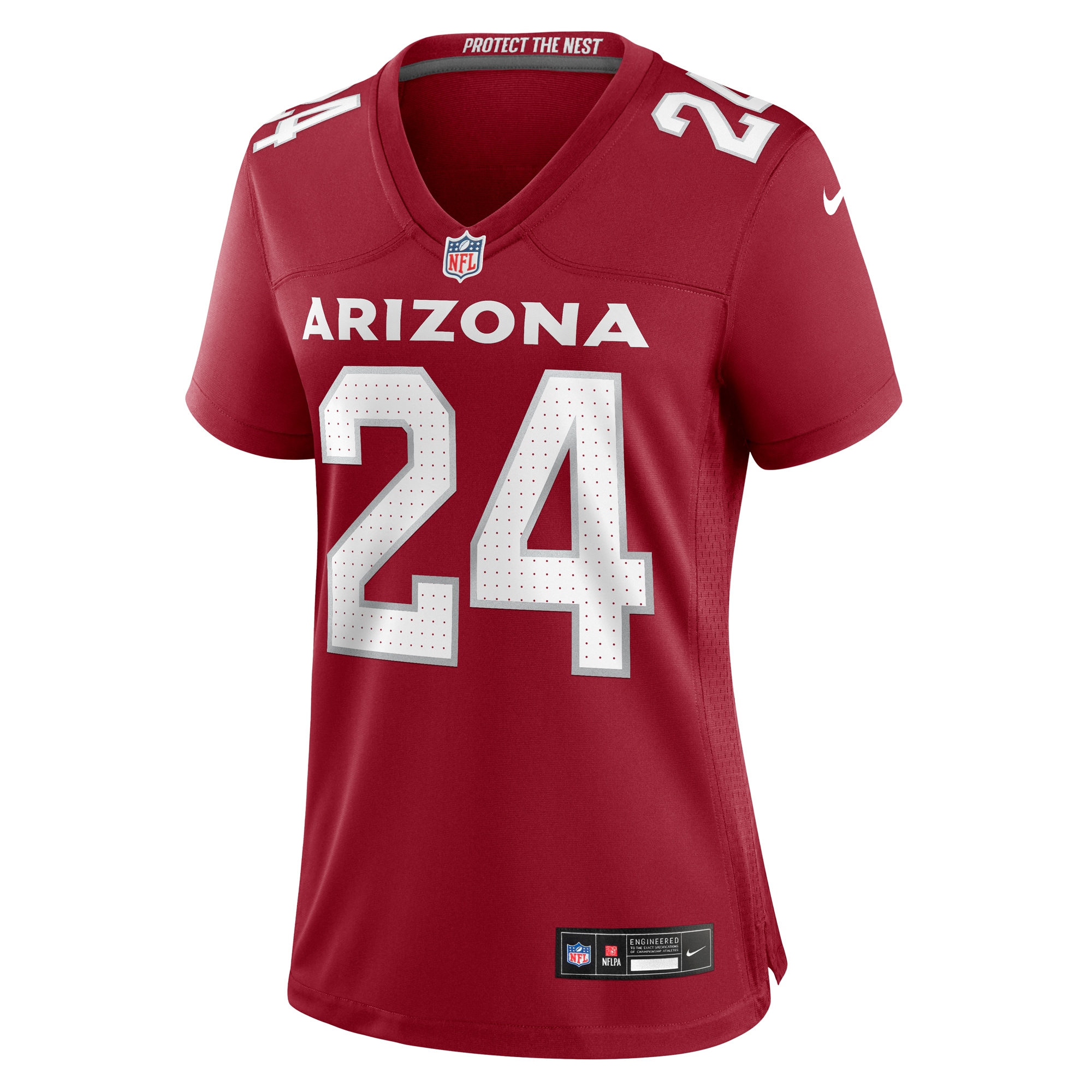 Alternative view of Rashad Fenton Arizona Cardinals Game Jersey - Women's