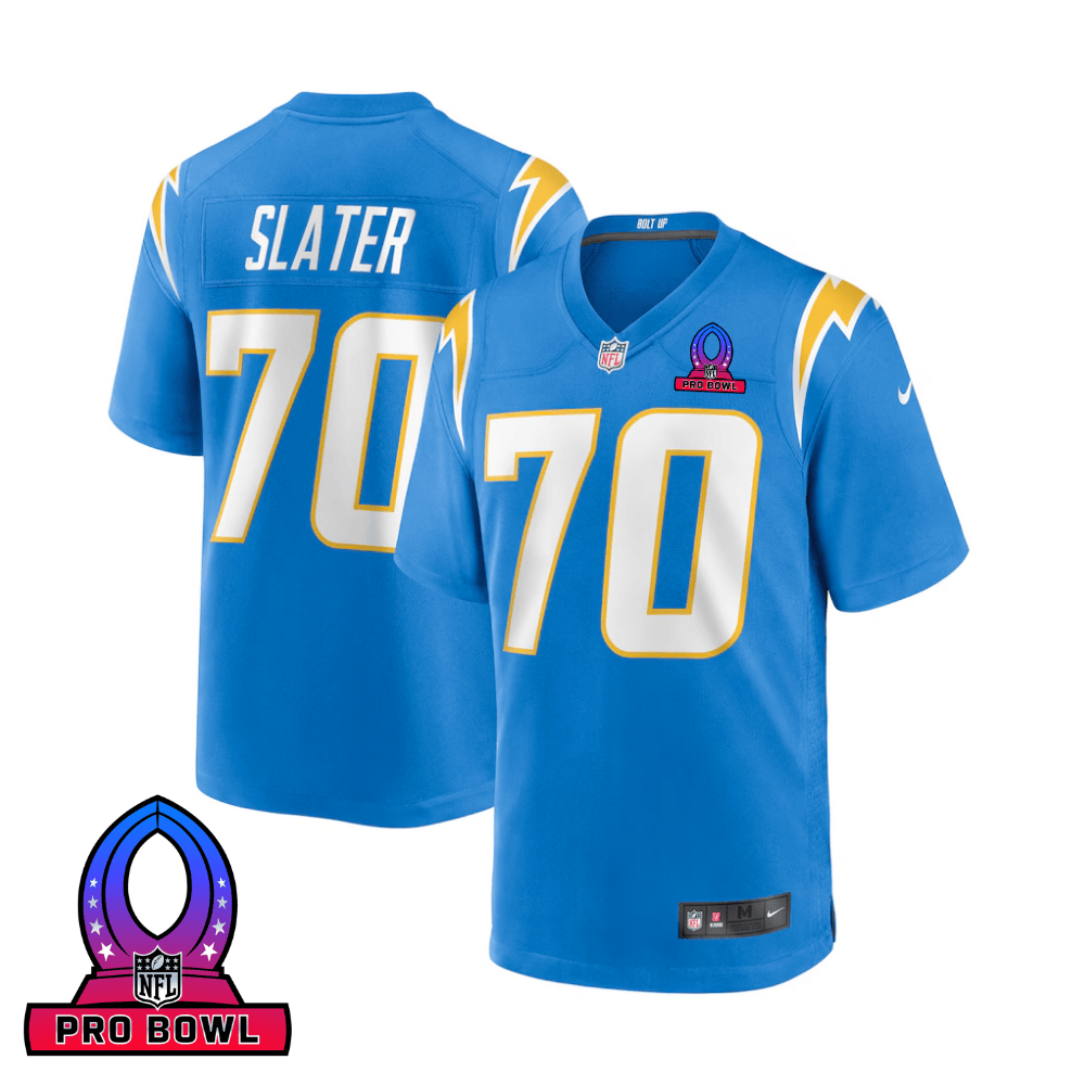 Rashawn Slater #70 Los Angeles Chargers Game Jersey - Men's | Powder Blue