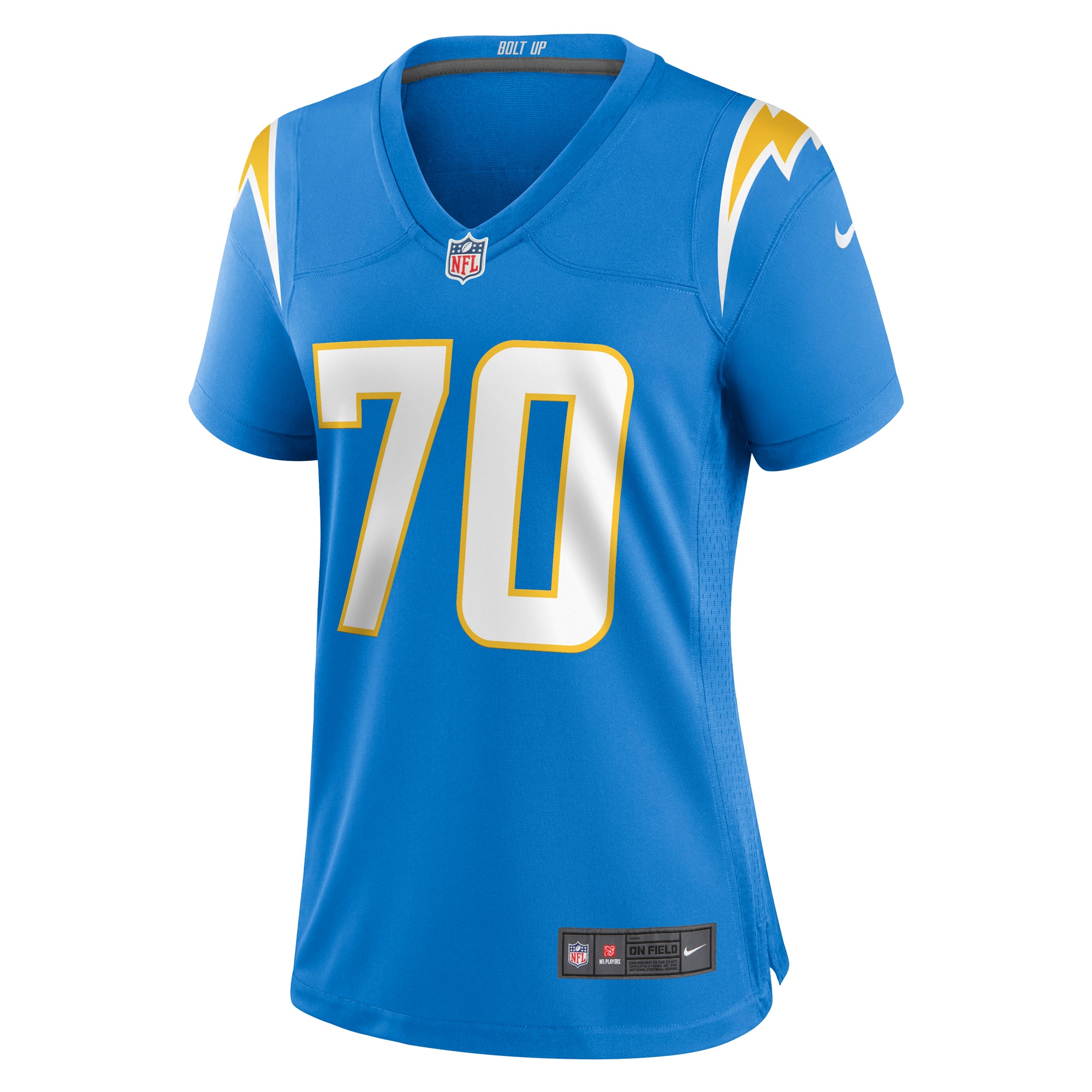 Alternative view of Rashawn Slater Los Angeles Chargers Game Jersey - Women's