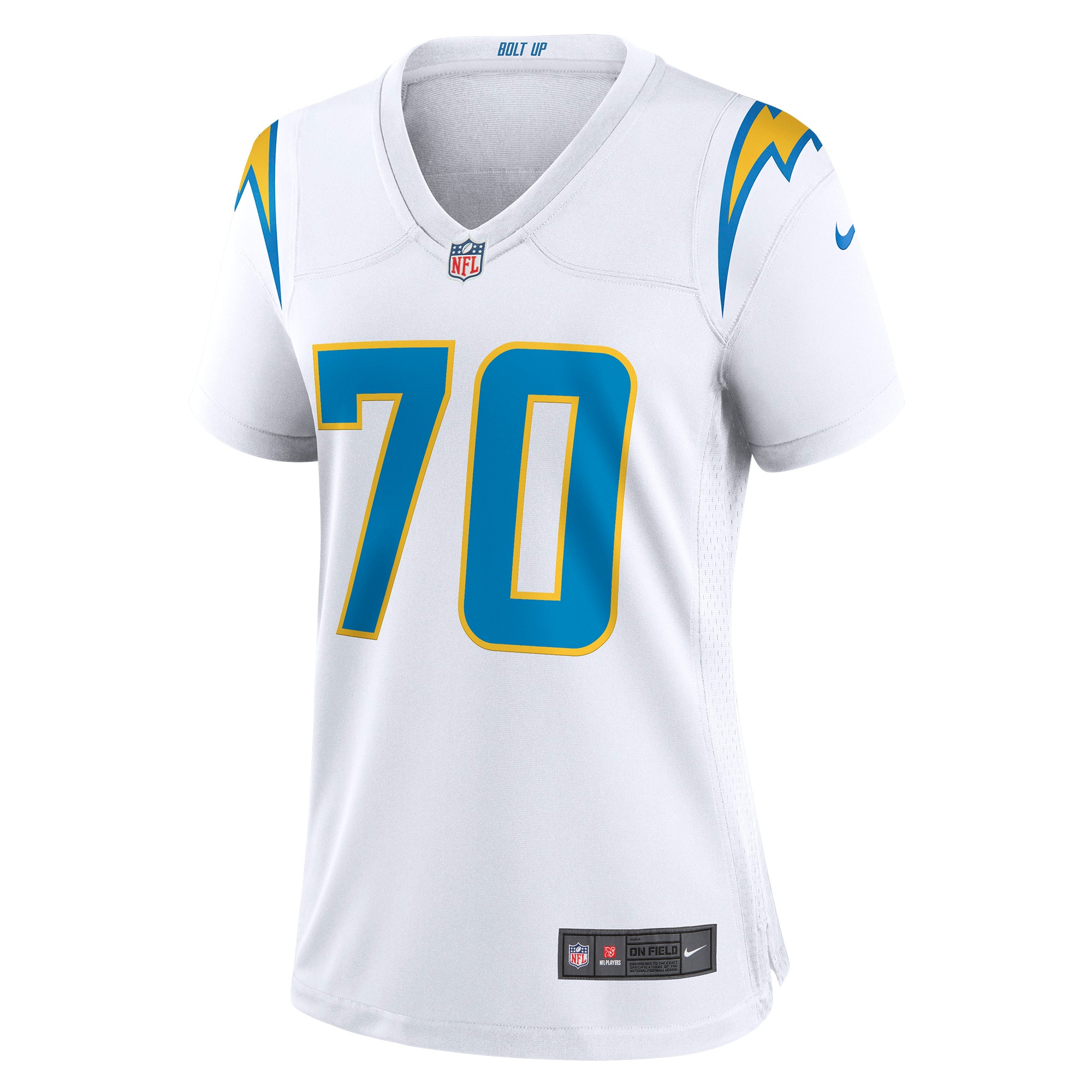 Alternative view of Rashawn Slater Los Angeles Chargers Game Jersey - Women's