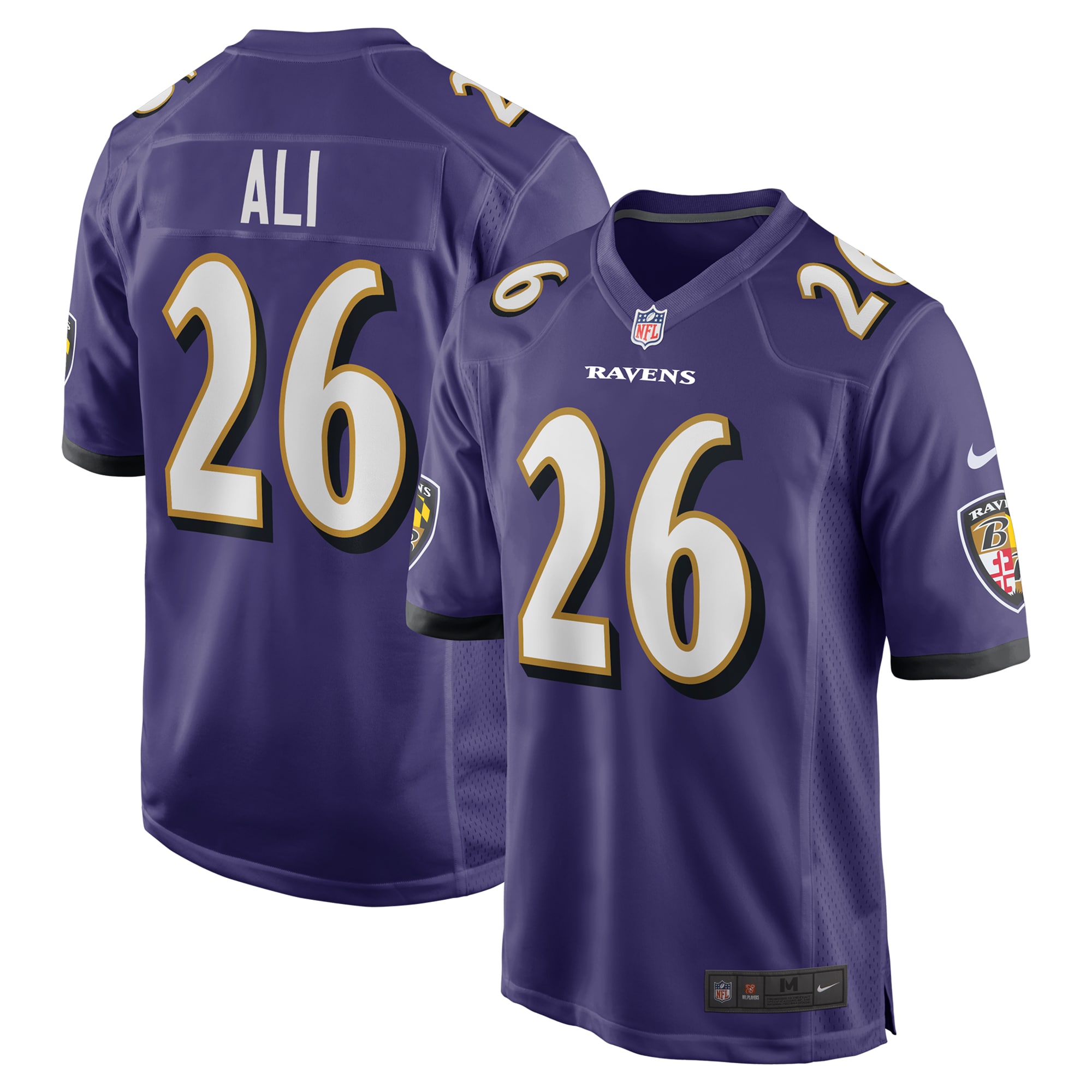 Rasheen Ali Baltimore Ravens Game Jersey - Men's