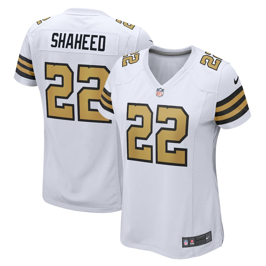 Rashid Shaheed #22 New Orleans Saints Alternate Game Jersey - Women's | White