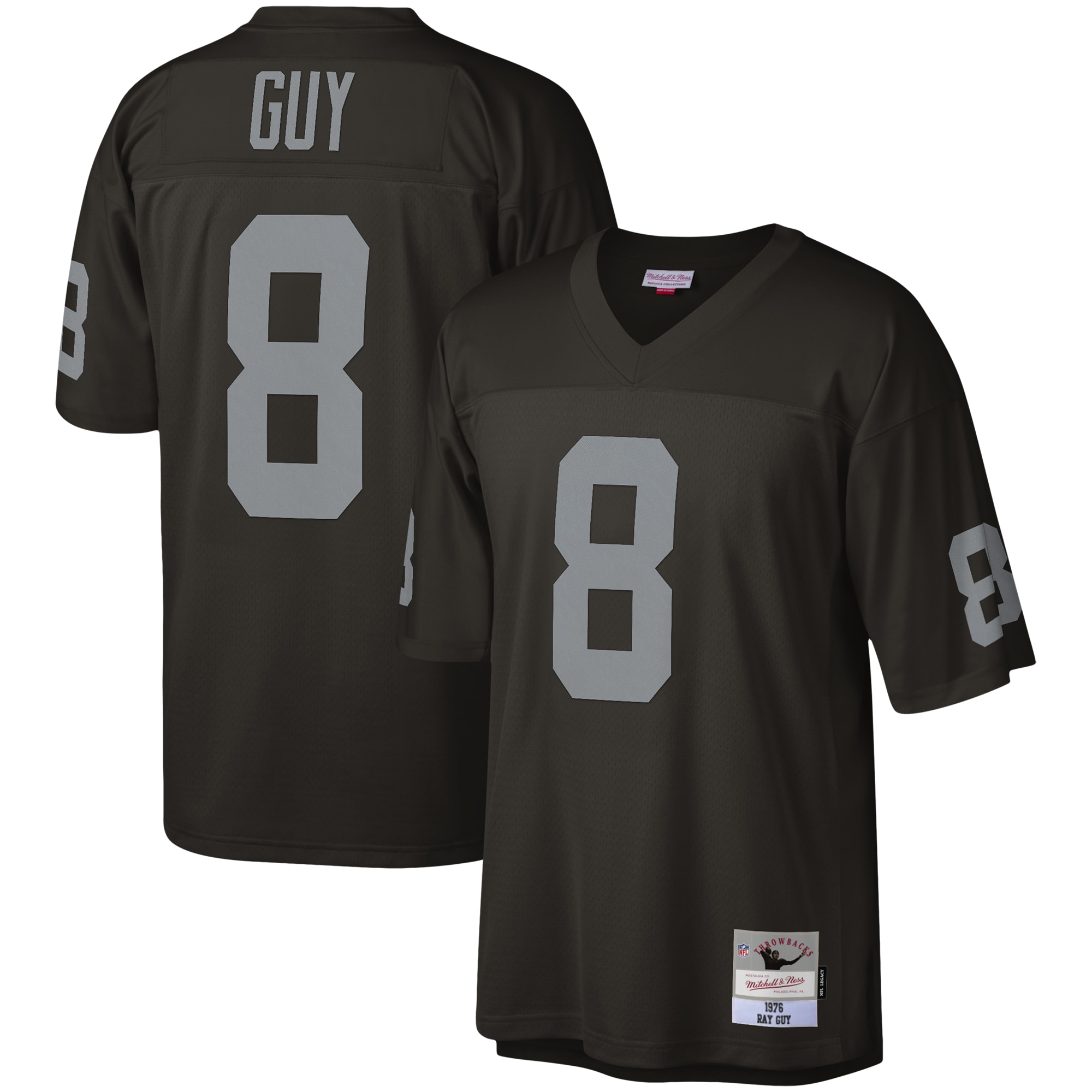 Ray Guy Mitchell & Ness Las Vegas Raiders Game Jersey - Men's