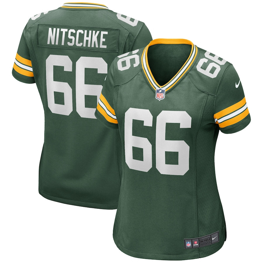 Ray Nitschke #66 Green Bay Packers Game Jersey - Women's | Green